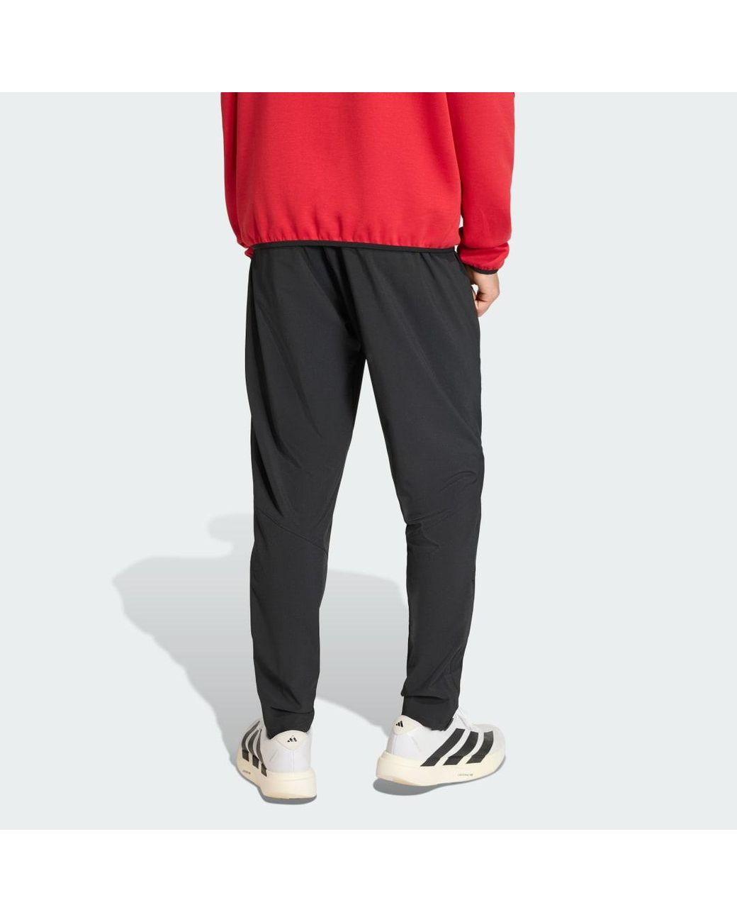 Adidas Black Belgium Tiro Travel Tracksuit Bottoms for men
