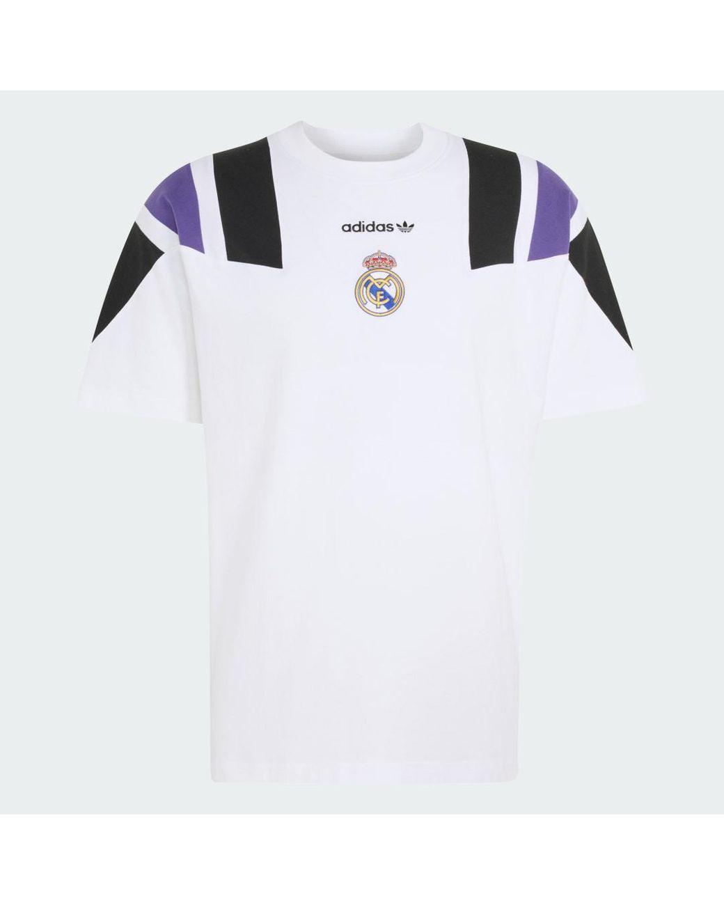 Adidas Originals White Real Madrid Eqt T-Shirt for men