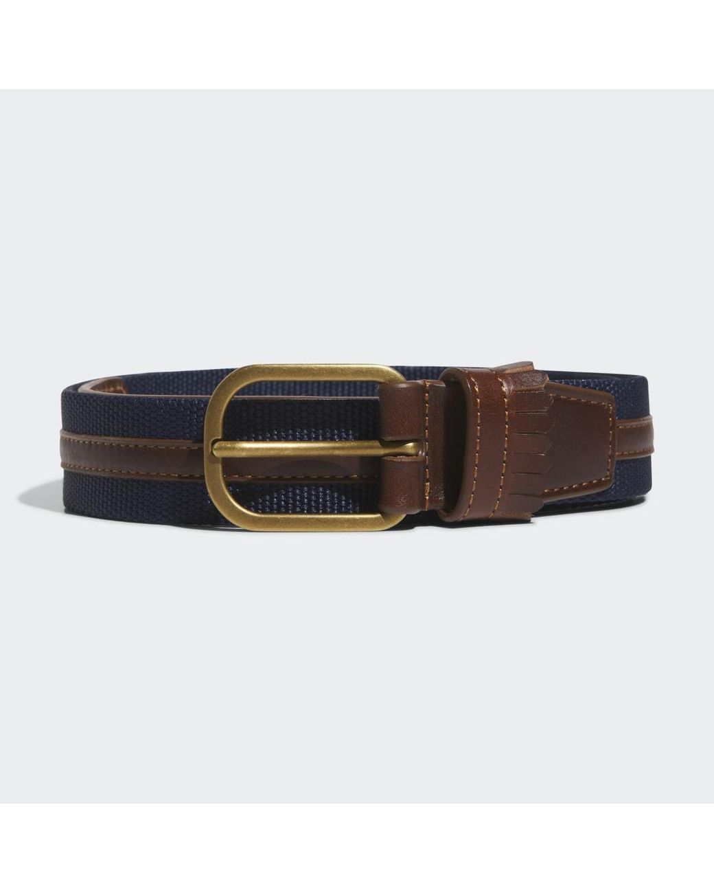 Adidas Gray Originals Golf Leather Belt for men