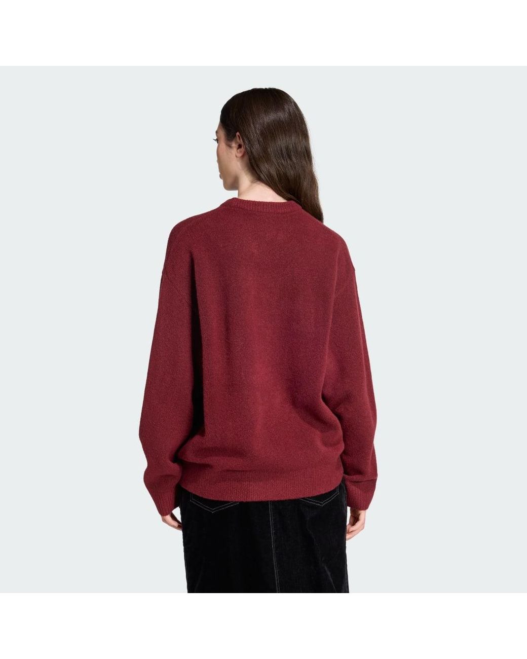 Adidas Red Originals Athletic Dept Knitted Sweater