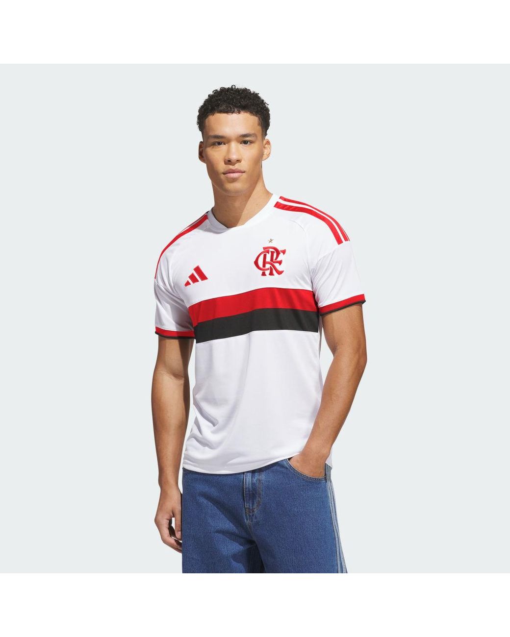 Adidas Red Cr Flamengo 26 Away Jersey for men