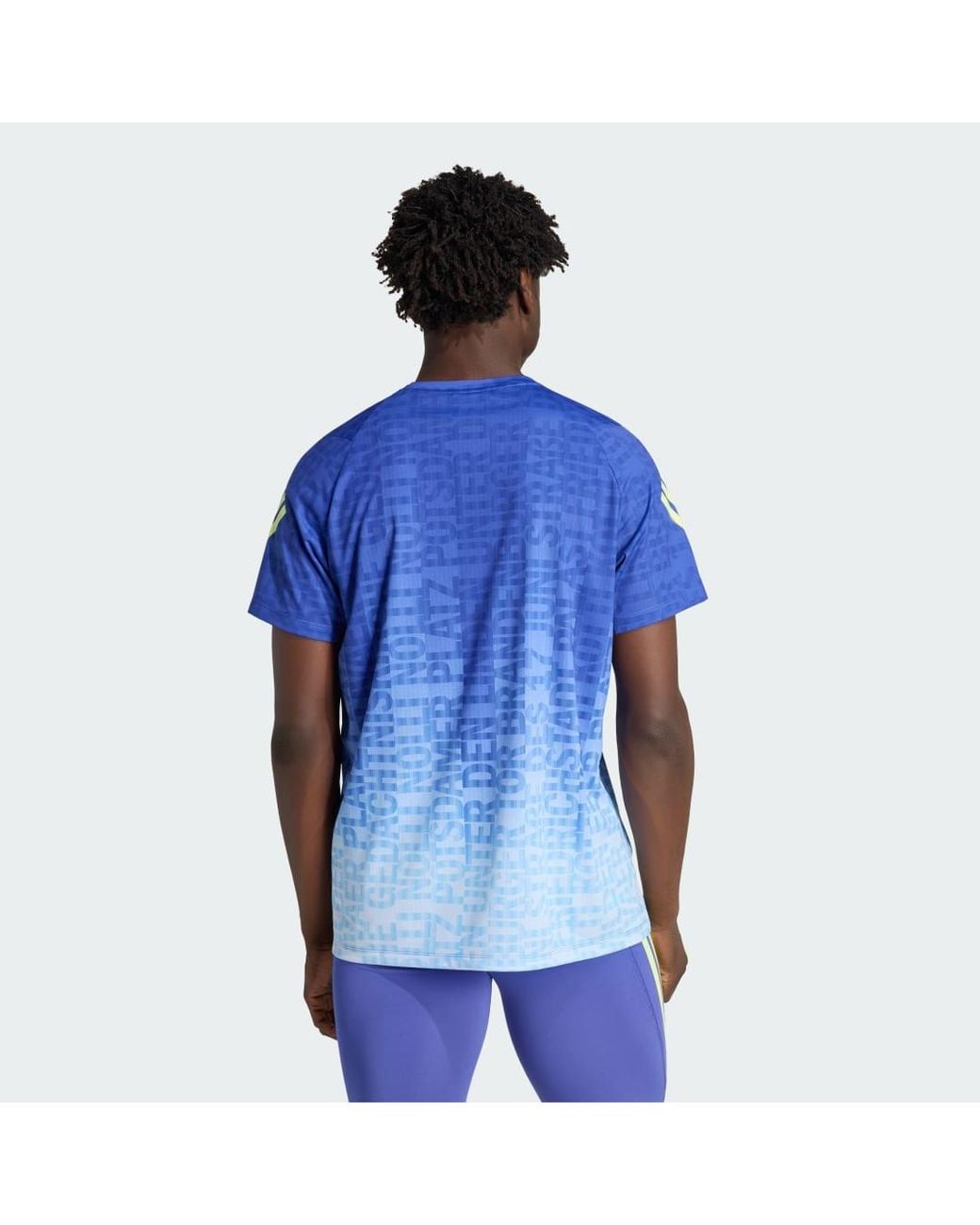 Adidas Blue Bmw Berlin-Marathon 2026 All Over Print T-Shirt for men