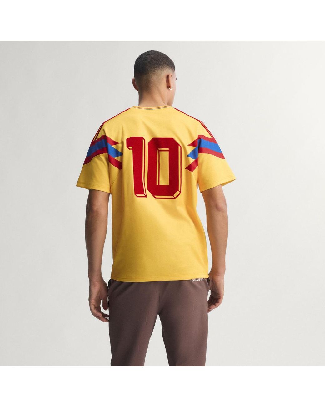 Adidas Yellow Colombia Away Jersey 1990 for men