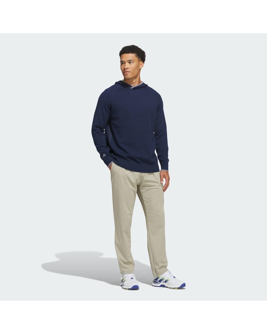 Adidas Blue Ultimate365 Tour Twistknit Hoodie for men