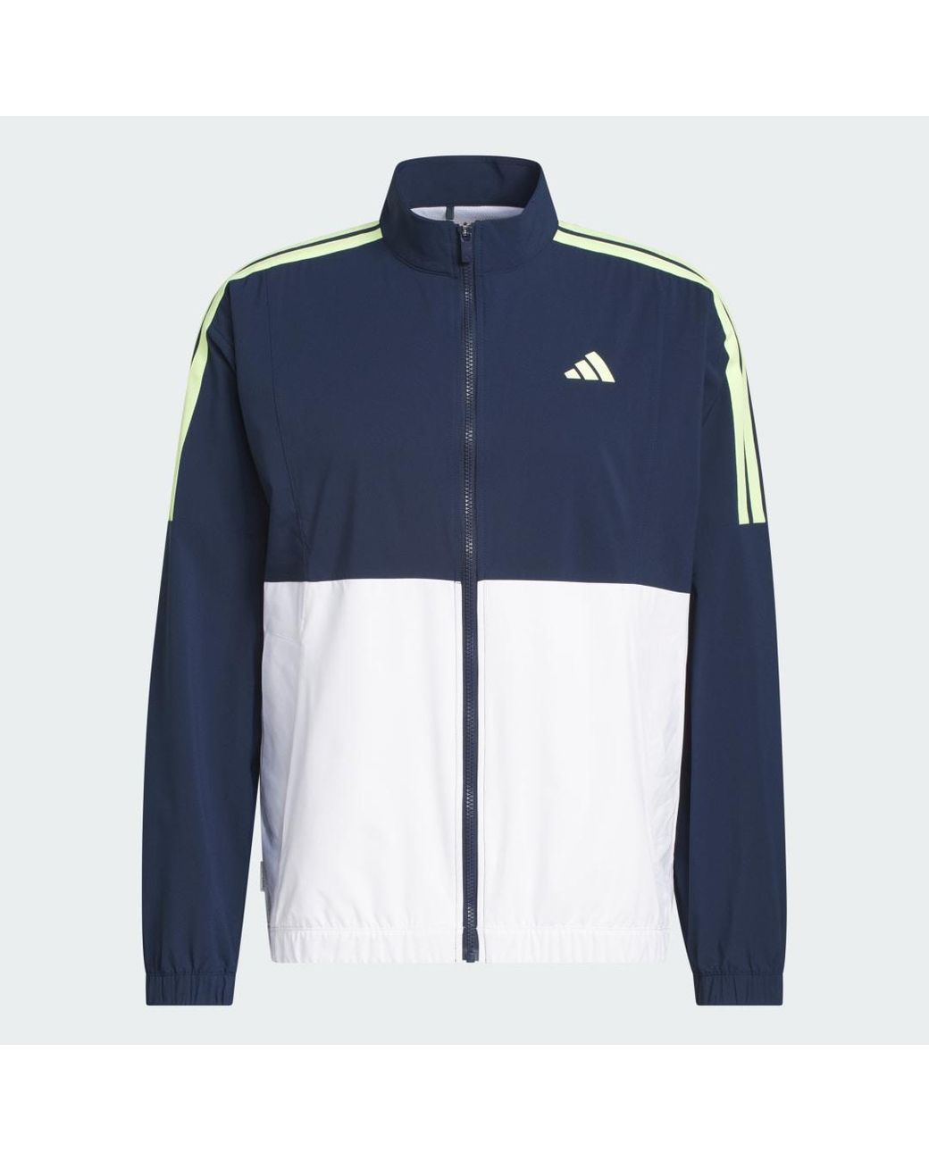 Adidas Blue Beyond Twistweave Full-Zip Windbreaker for men