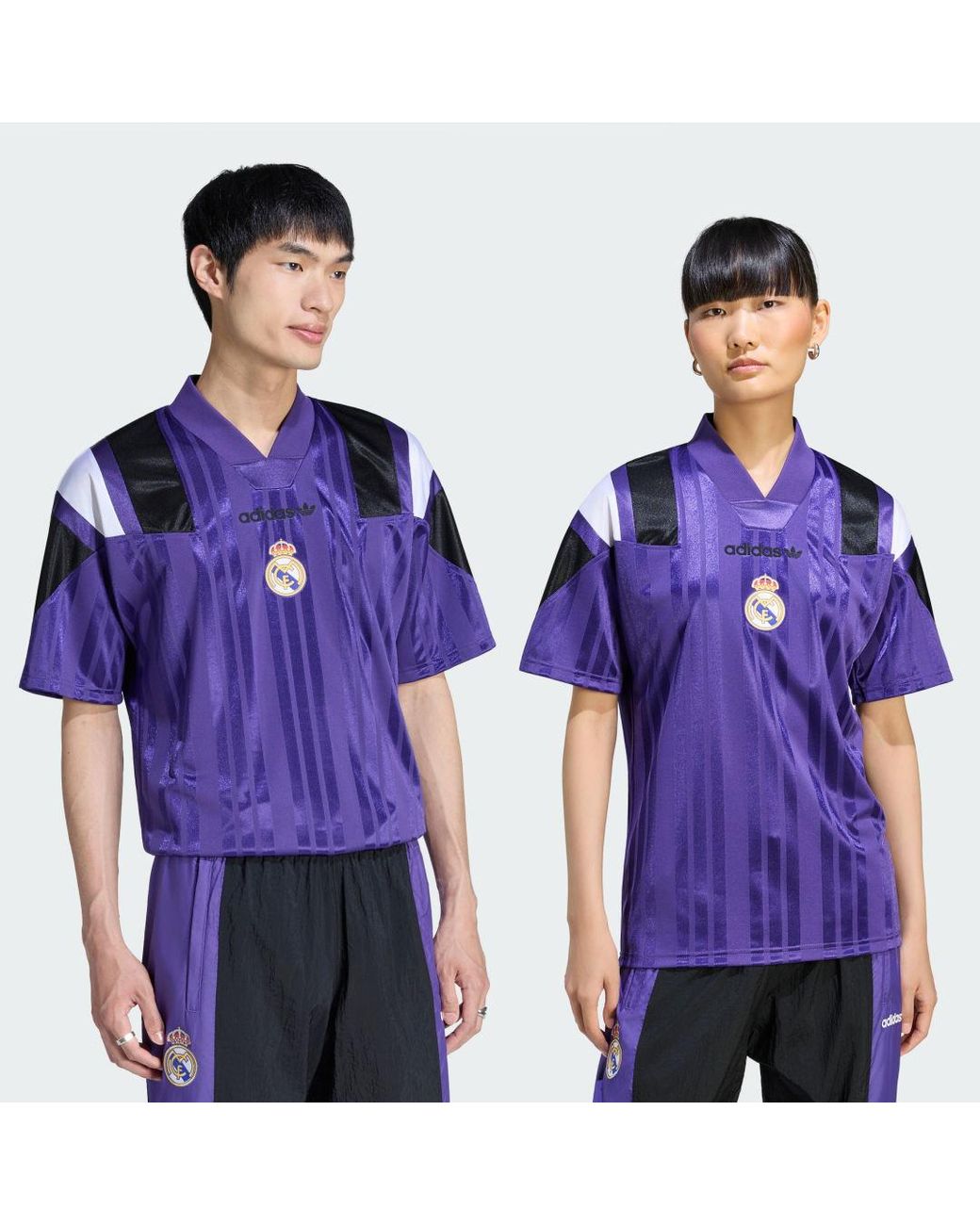 Adidas Purple Real Madrid Eqt Jersey