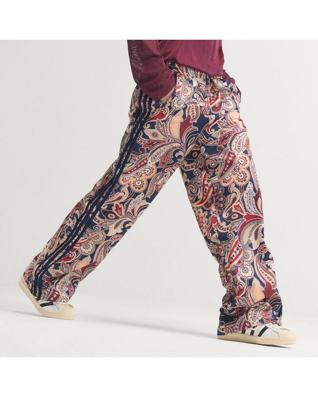 Adidas Pink Liberty London Firebird Satin Trackpant