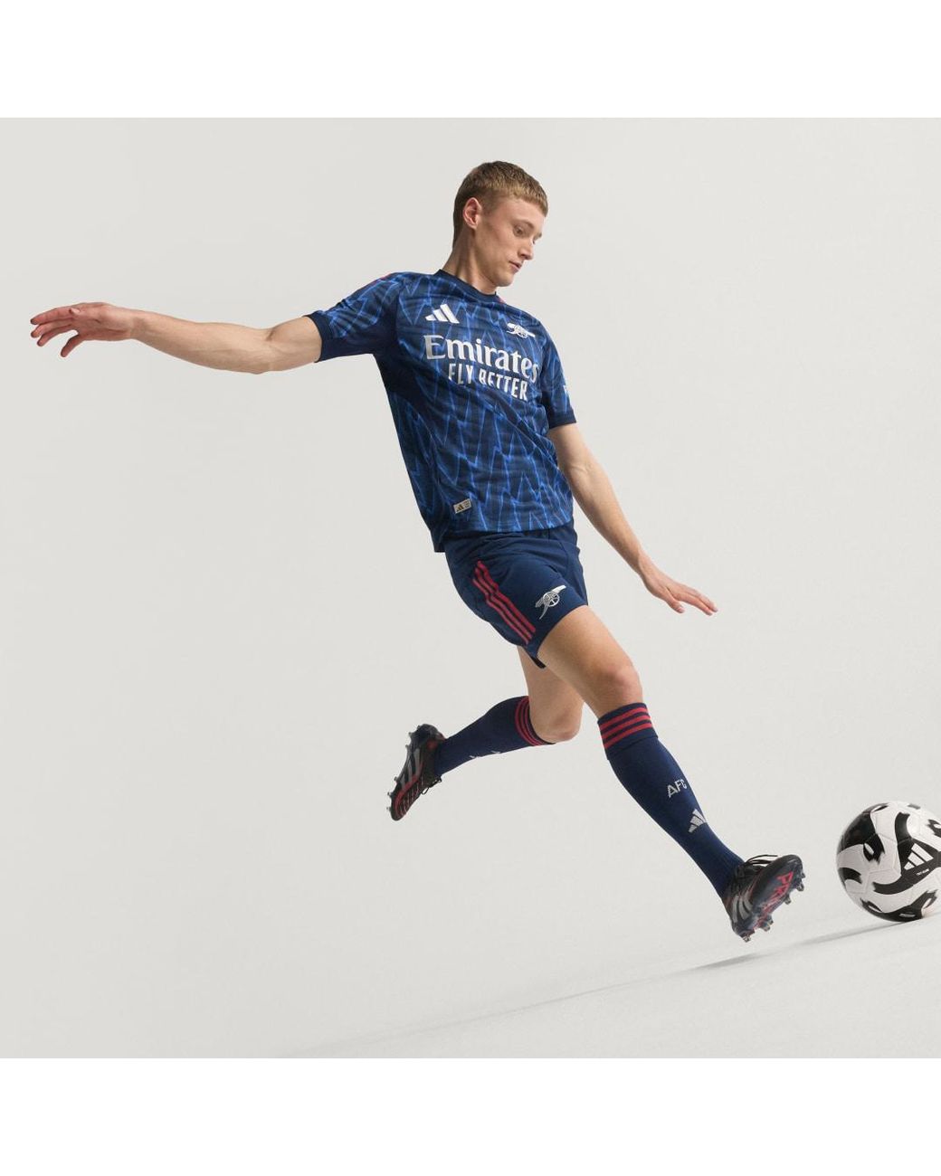 Adidas Blue Arsenal 25/26 Away Authentic Jersey for men