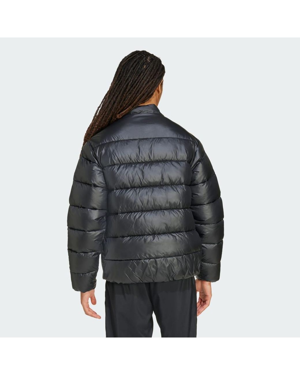 Adidas Black Essentials Climawarm Synthetic Down Jackets for men