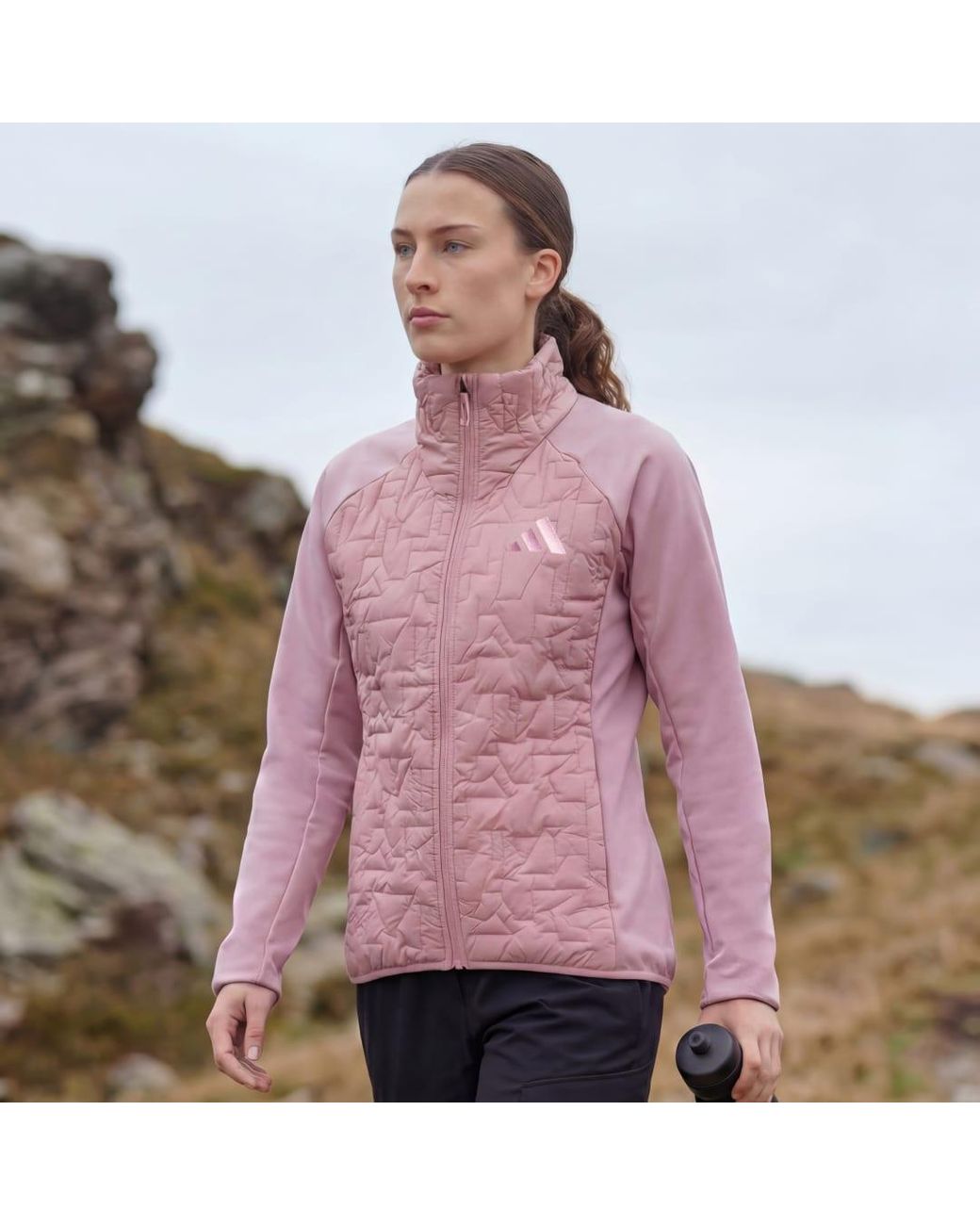 Adidas Pink Terrex Xperior Primaloft Loose Fill Hybrid Jacket