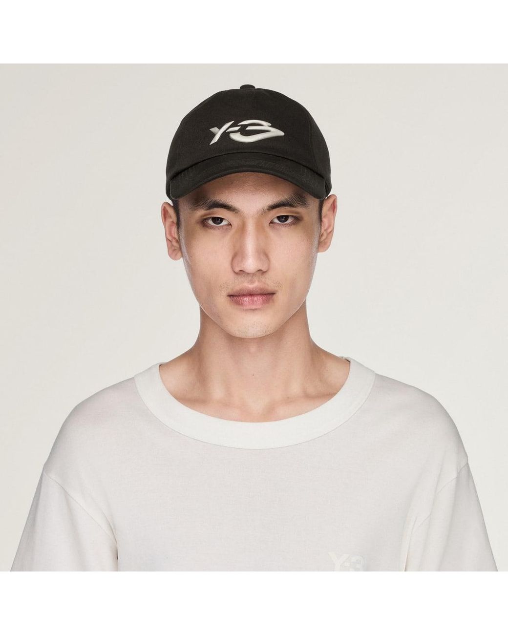 Adidas Black Y-3 Graphic Logo Cap