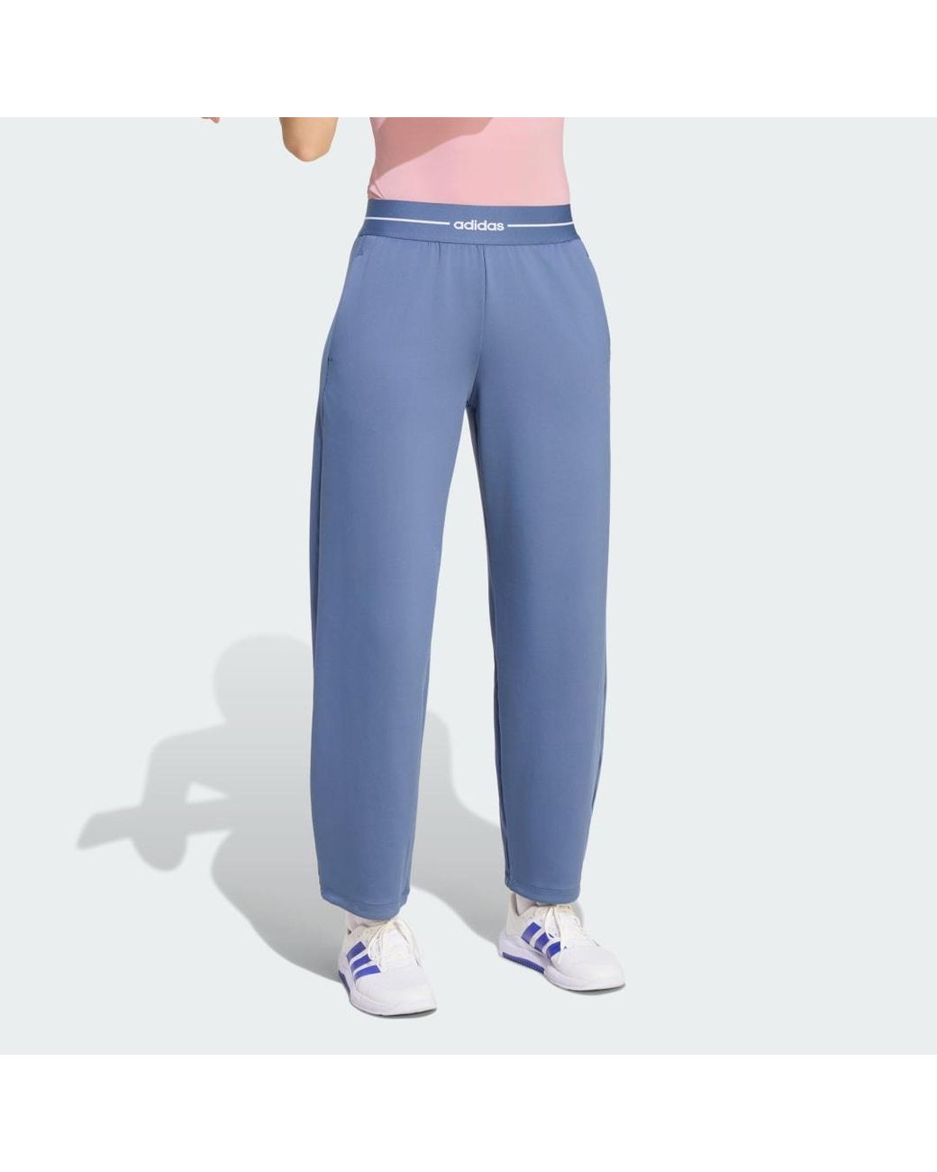 Adidas Blue Hyperglam Barrel Pants
