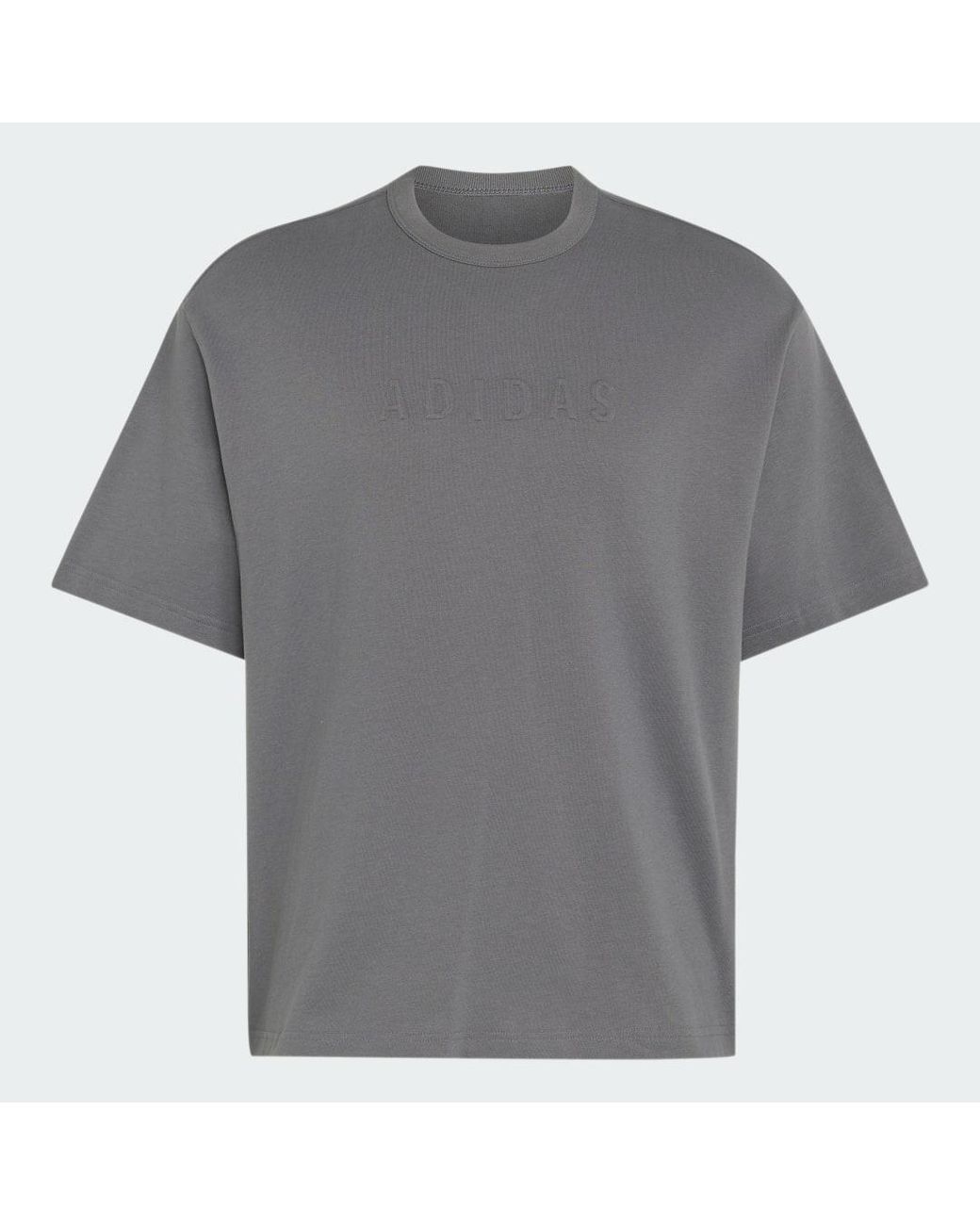 Adidas Originals Gray Soft Lux Graphic T-Shirt for men