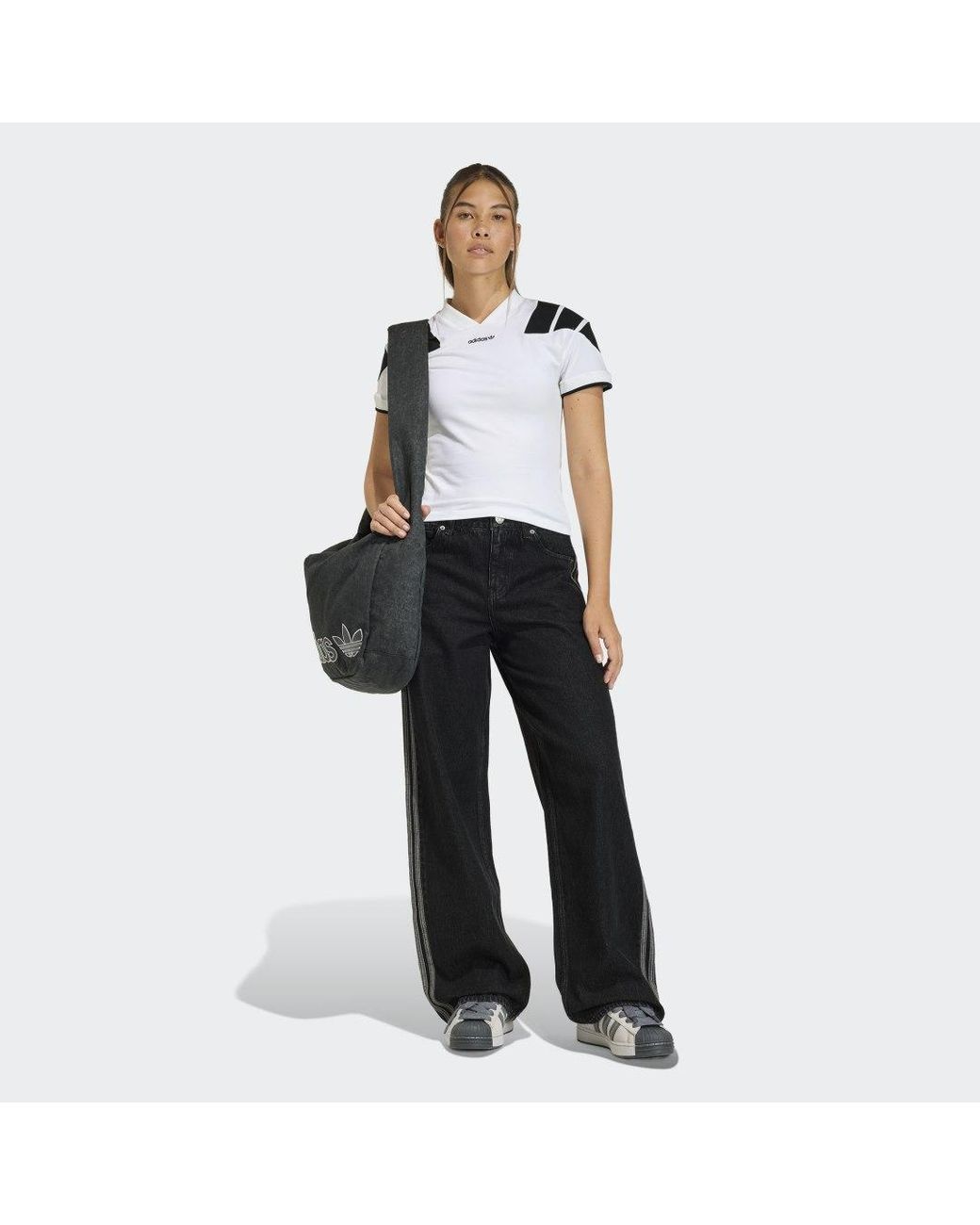 Adidas Black Firebirdtrack Pant Denim