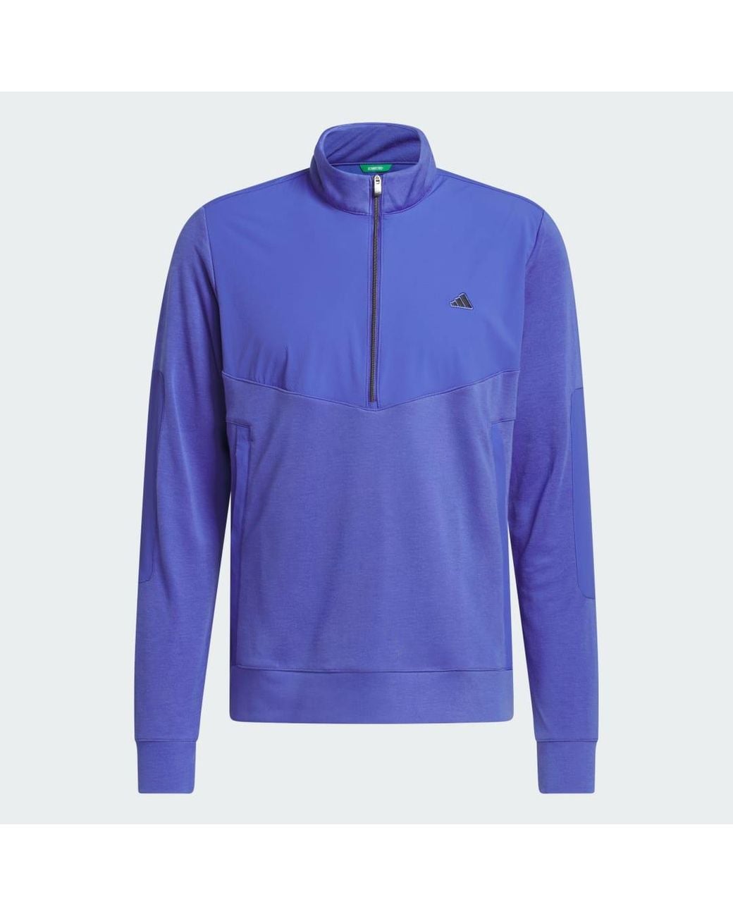 Adidas Blue Ultimate365+ Course Control Hybrid Quarter-Zip Sweatshirt for men