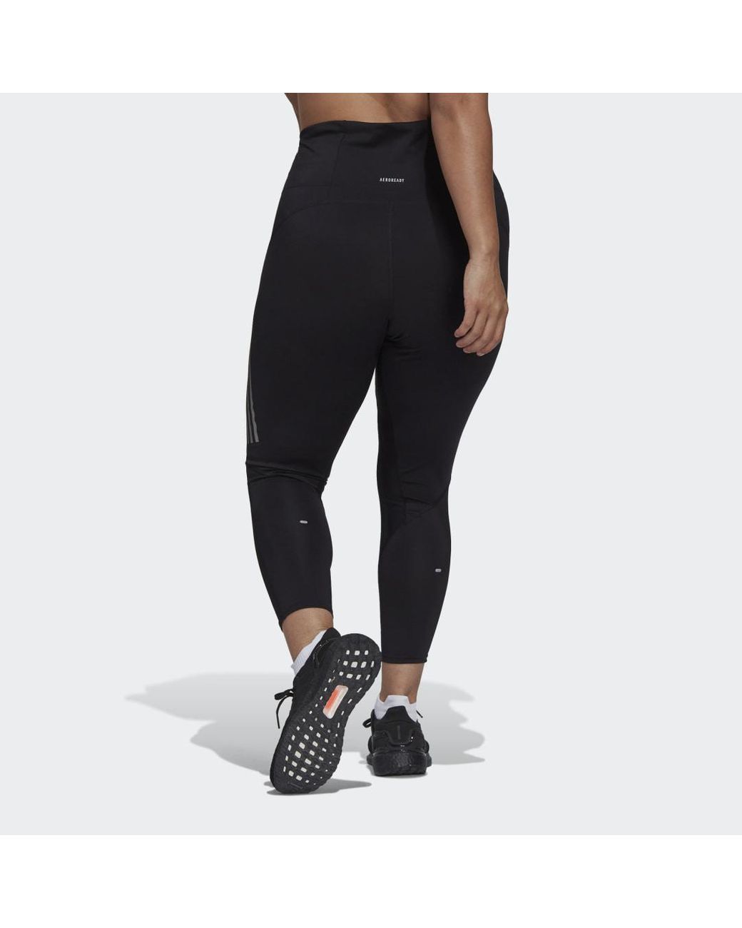 adidas Synthetisch Own The Run 7/8 Hardlooplegging (grote Maat) in het  Zwart - Lyst