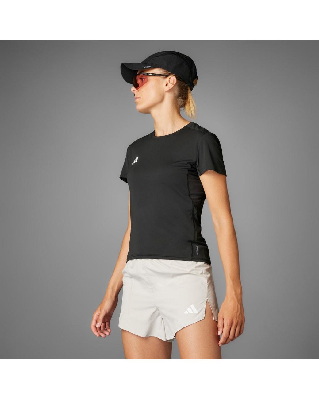 Adidas Black Adizero Essentials Running Short