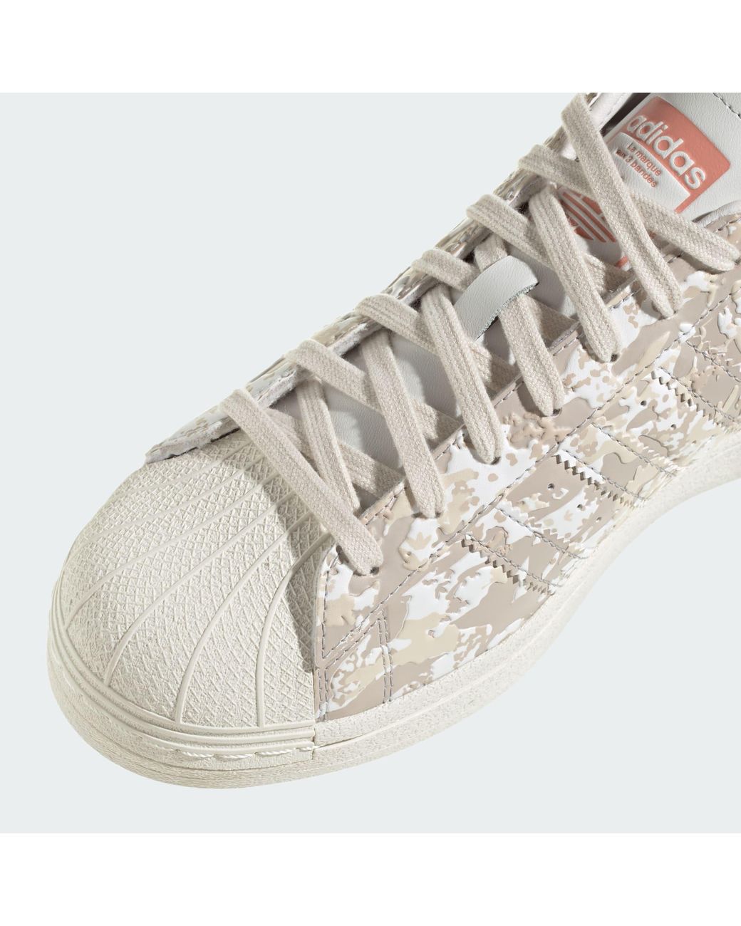Adidas superstar 80s vapour pink top