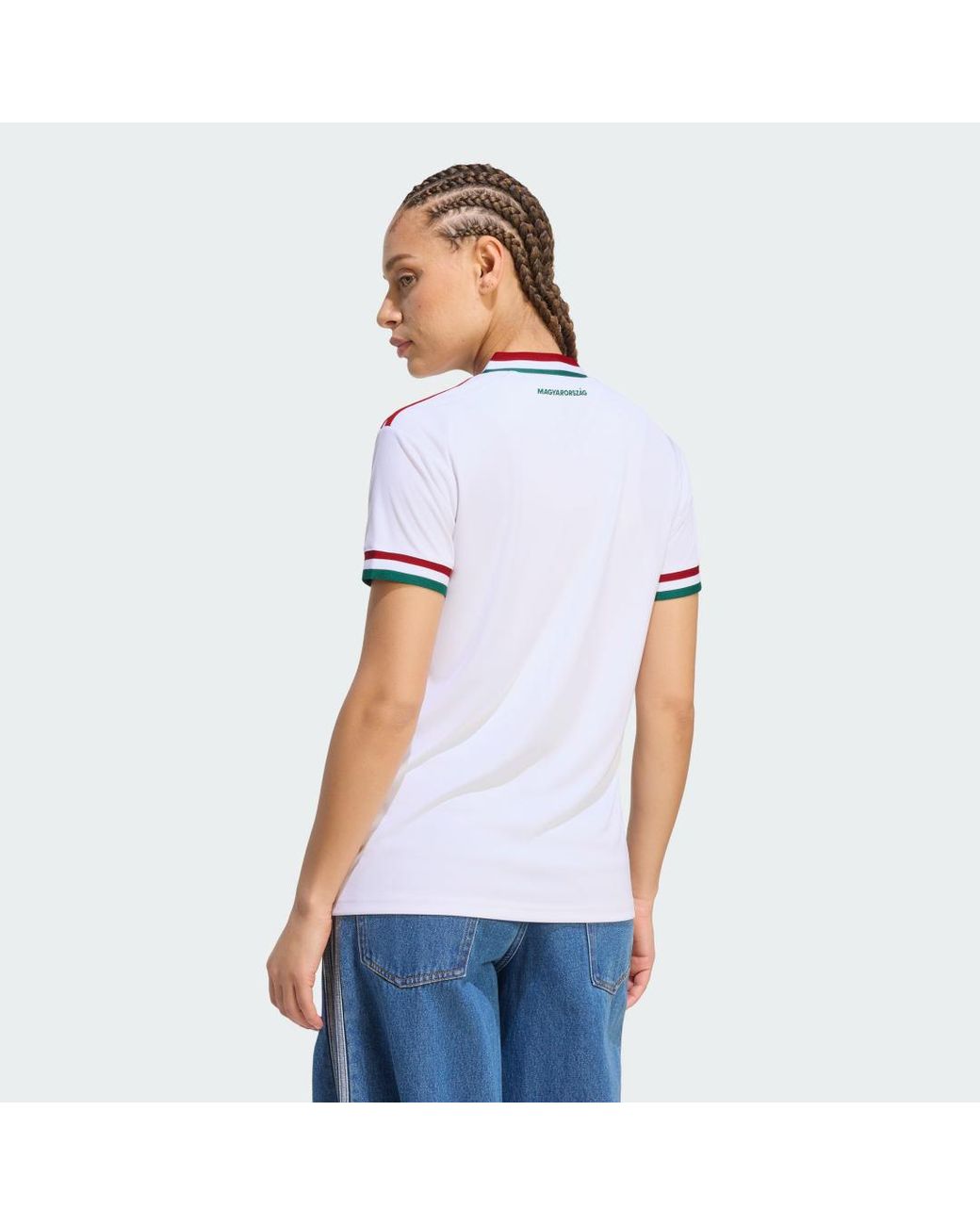 Adidas White Hungary 26 Away Jersey
