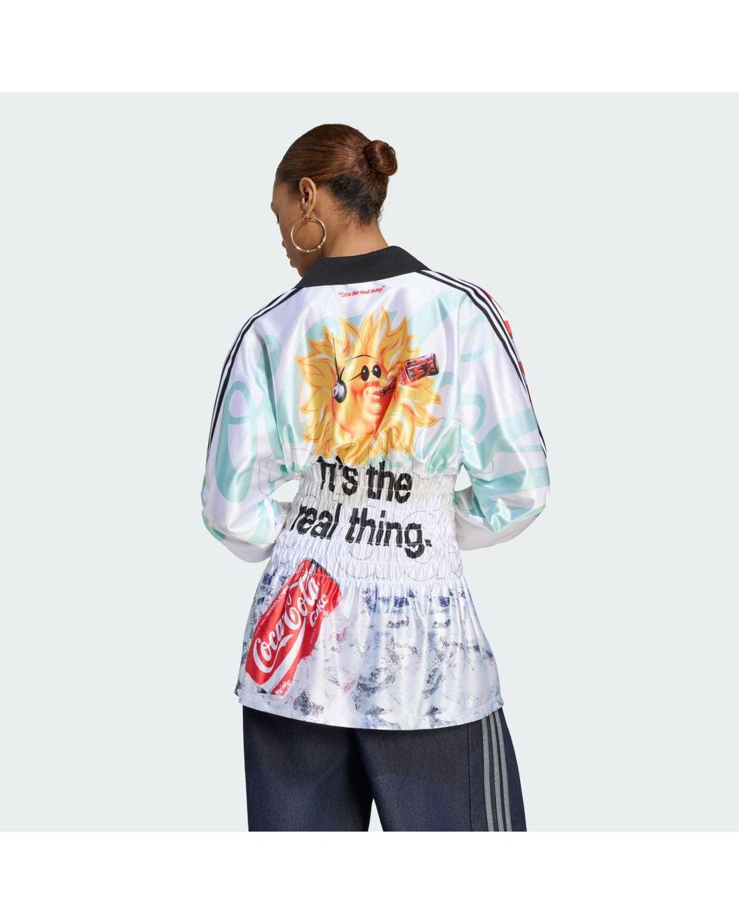 Adidas Red Adidas X Coca Cola Mash Up Smocked Jersey