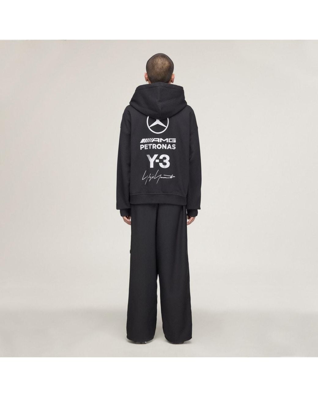 Adidas Blue Y-3 Mercedes Zip Hoodie