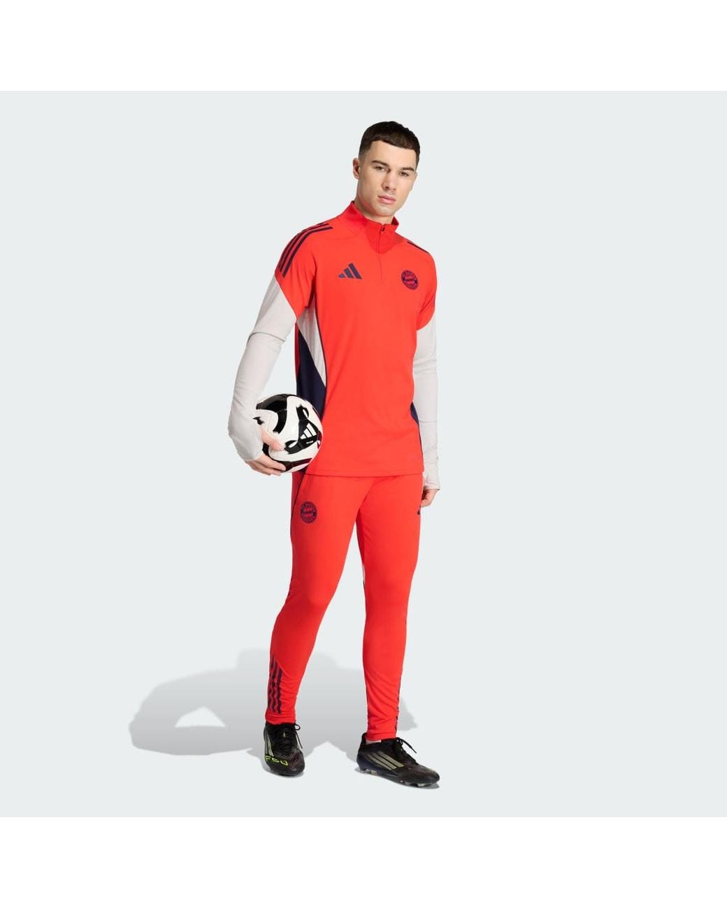 Adidas FC BAYERN MÜNCHEN TIRO 25 COMPETITION TRAININGSTOP (1-tlg) in Red für Herren
