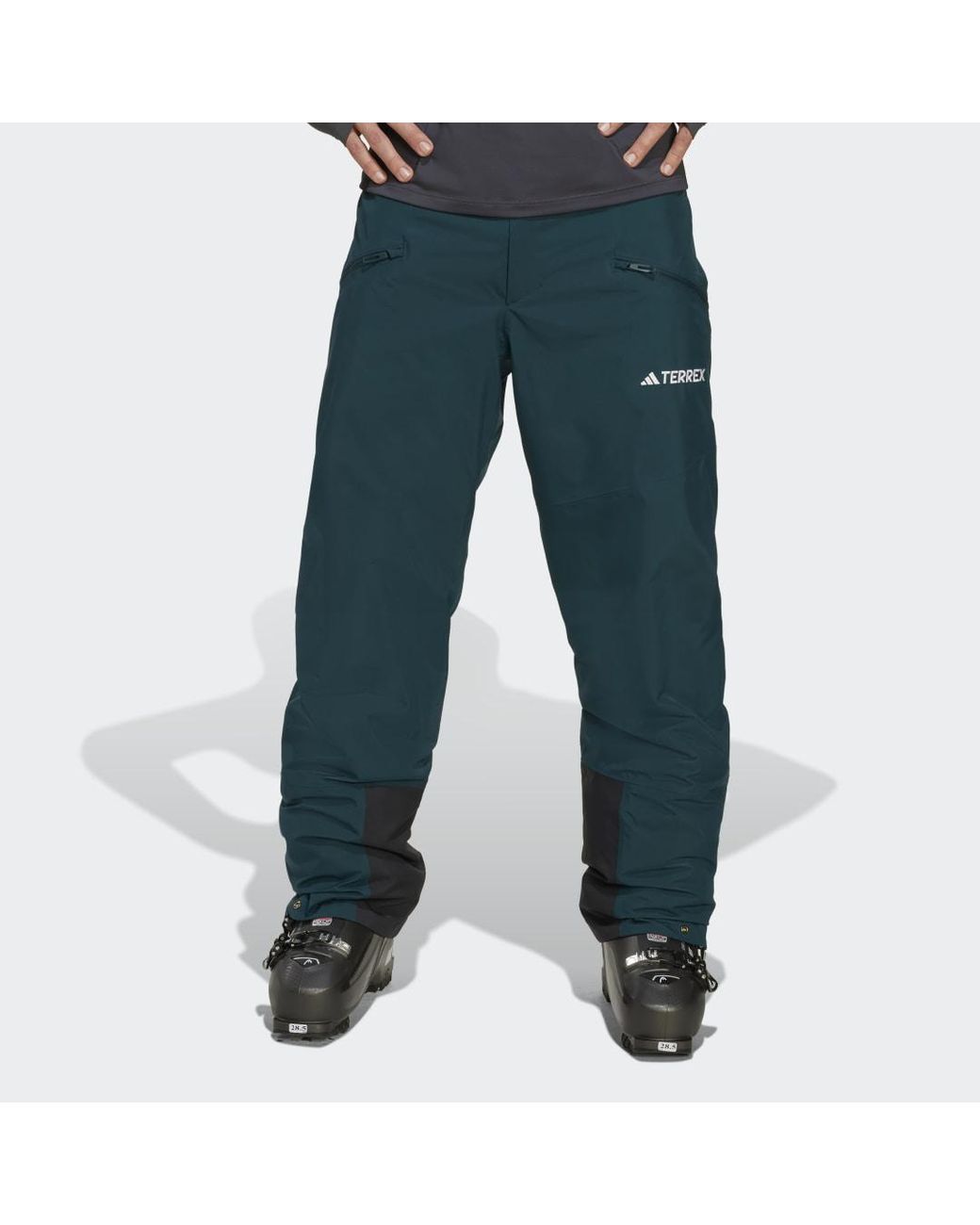 Adidas Blue Terrex Multi 2 Layer Climaproof Insulated Tracksuit Bottoms for men