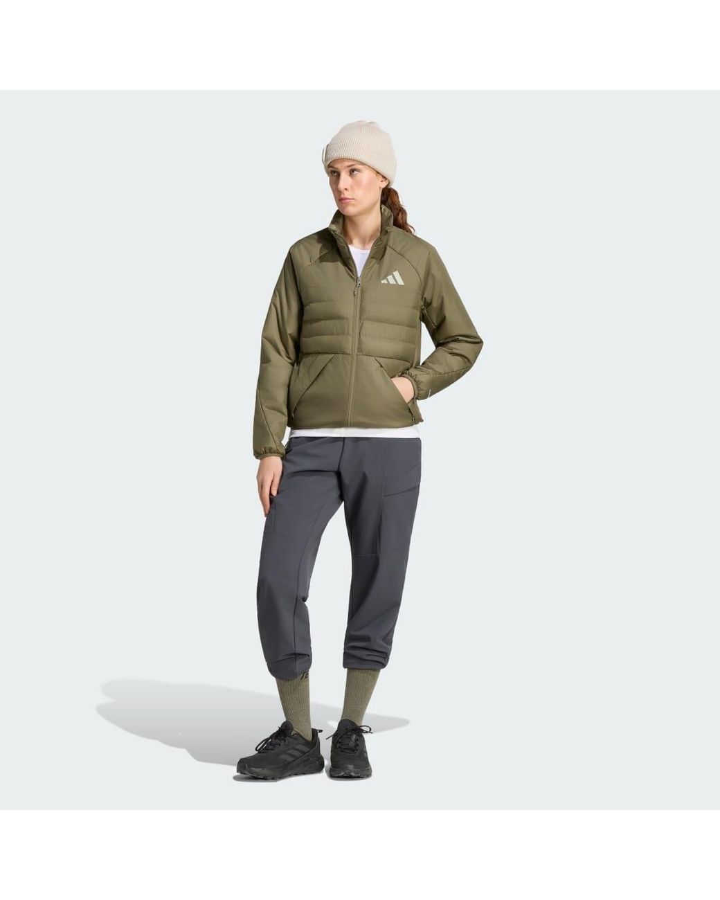 Adidas Green Terrex Multi Climawarm Insulated Jacket