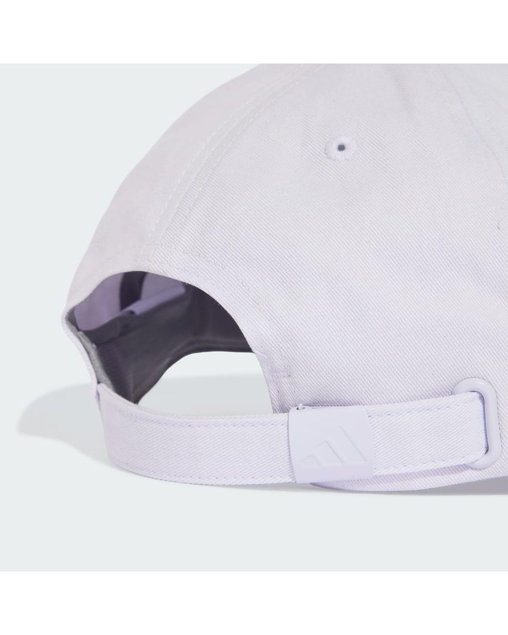Adidas White Dad Cap Tonal Logo