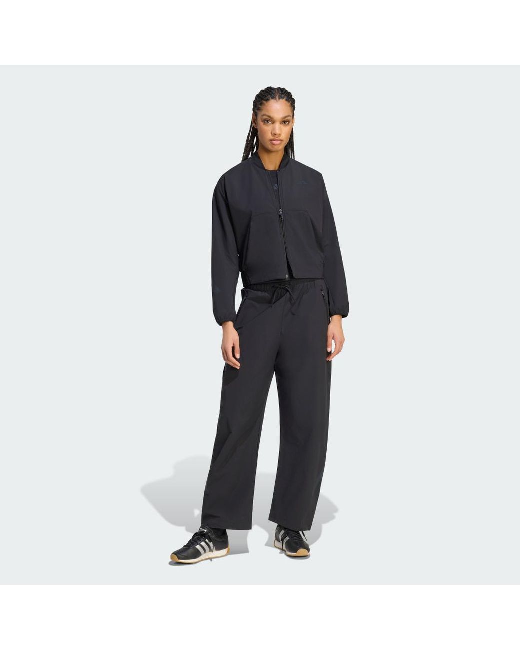 Adidas Black Z.N.E. Woven Bomber Jacket