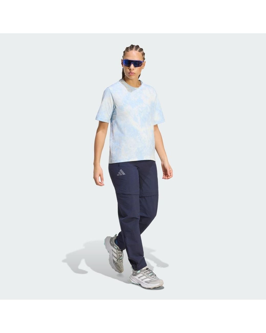 Adidas Blue Terrex Xperior Utilitas Clima365 Zip-Off Tracksuit Bottoms