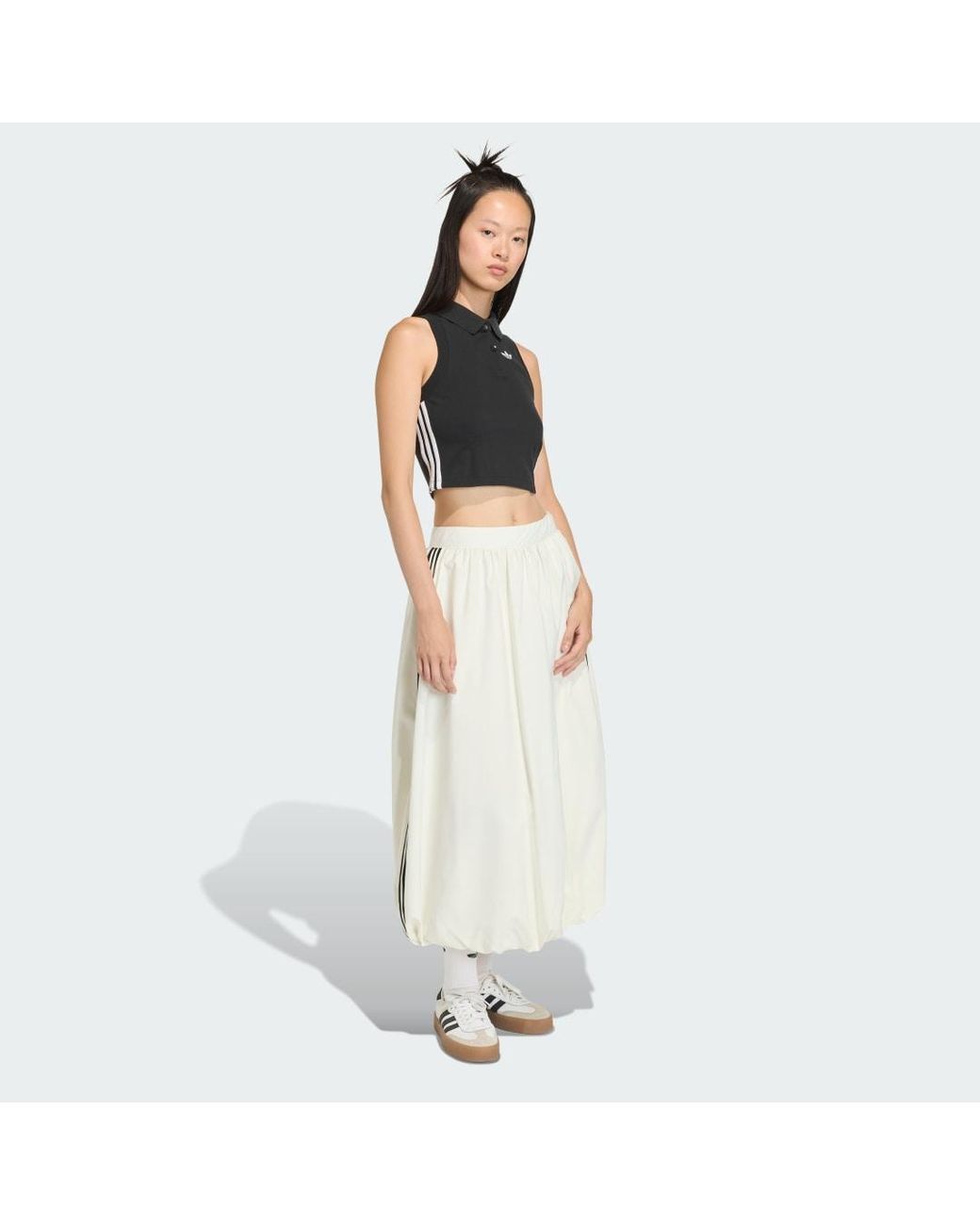 Adidas Metallic Balloon Long Skirt