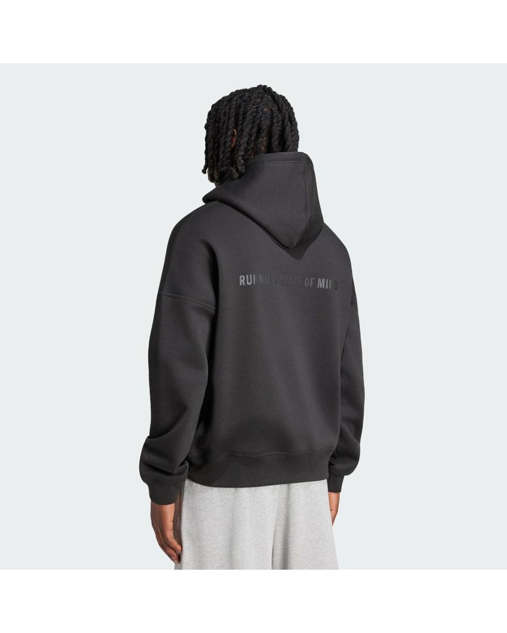 Adidas Black Adi365 Running Community Culture Hoodie