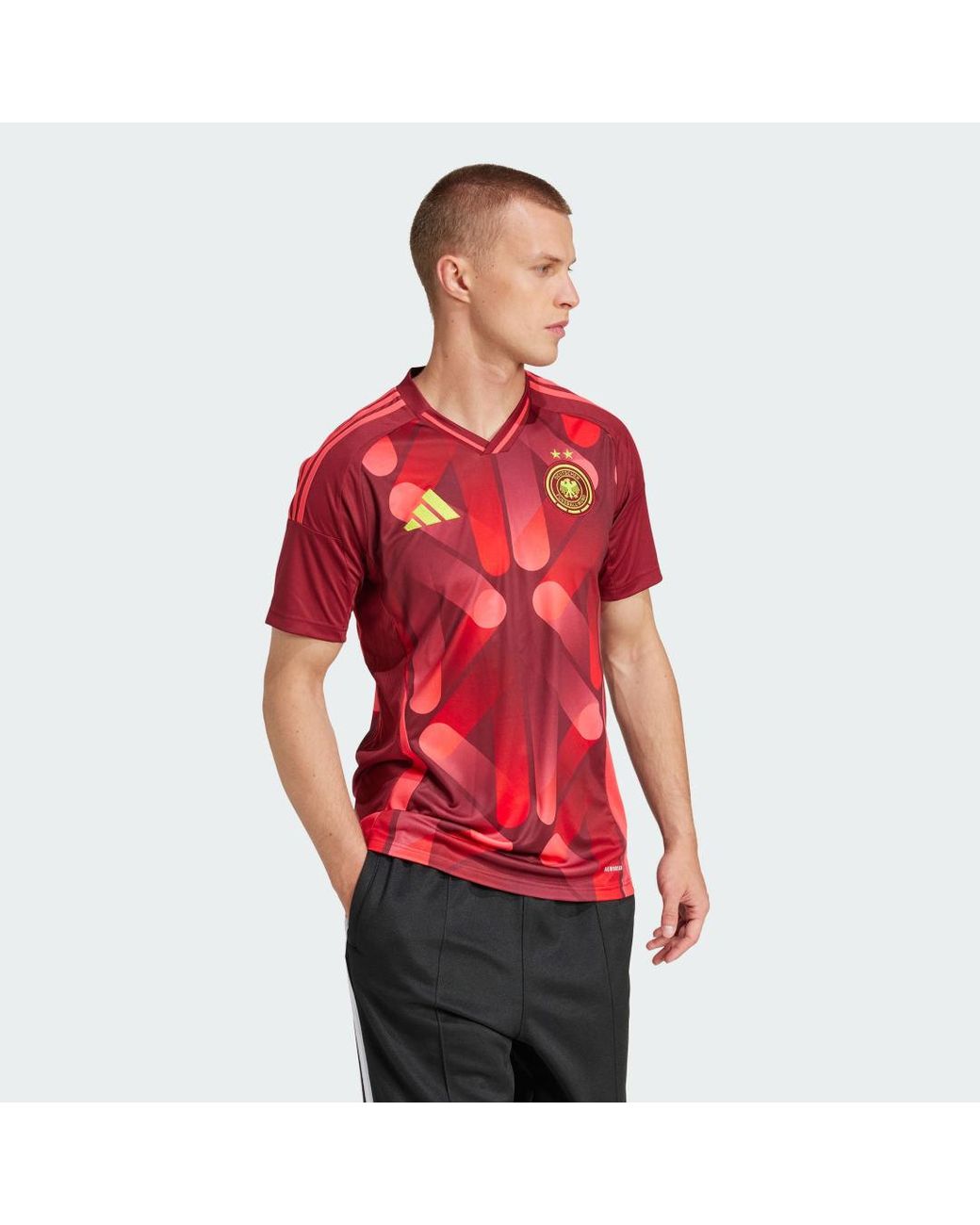 Adidas Red Germany 25 'S Team) Away Jersey for men