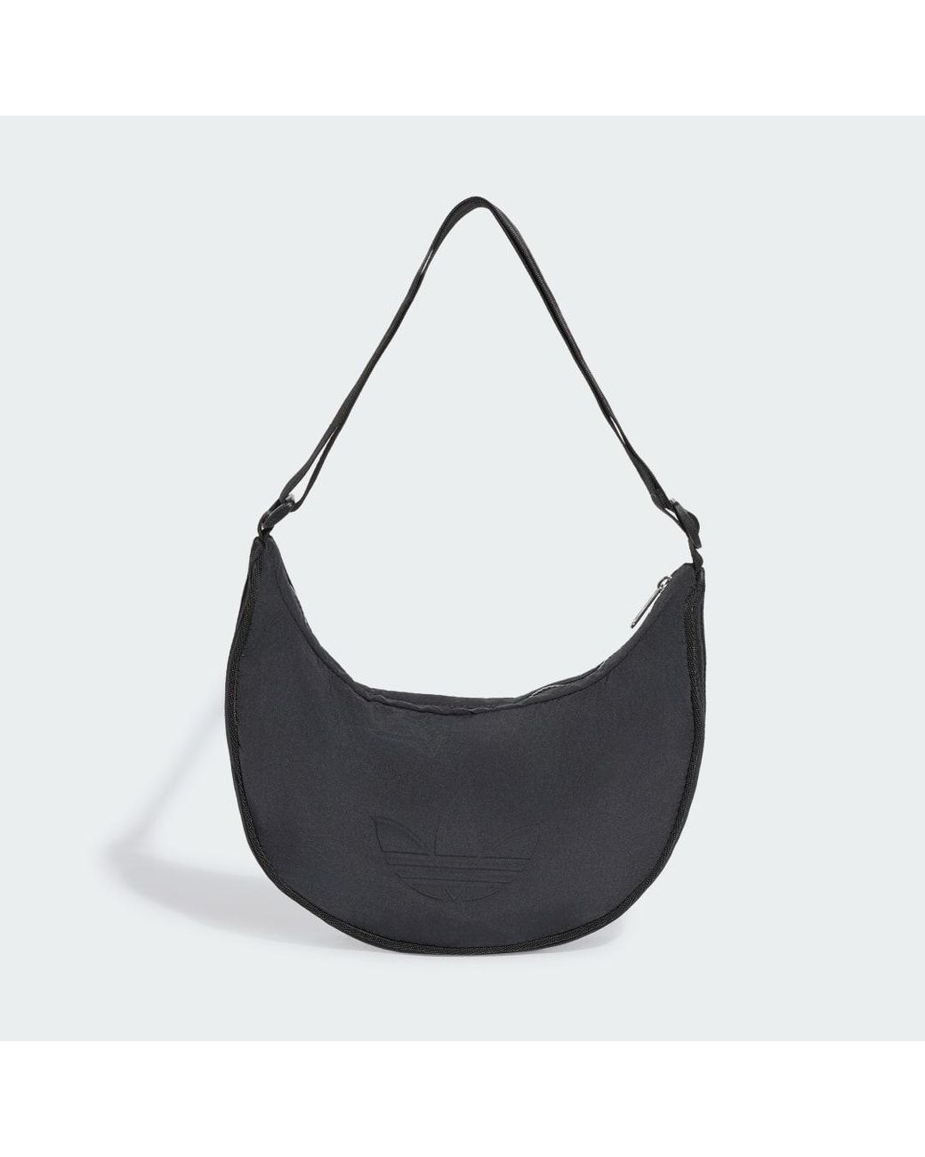 Adidas Black Everyday Icons Half Crescent Handbag
