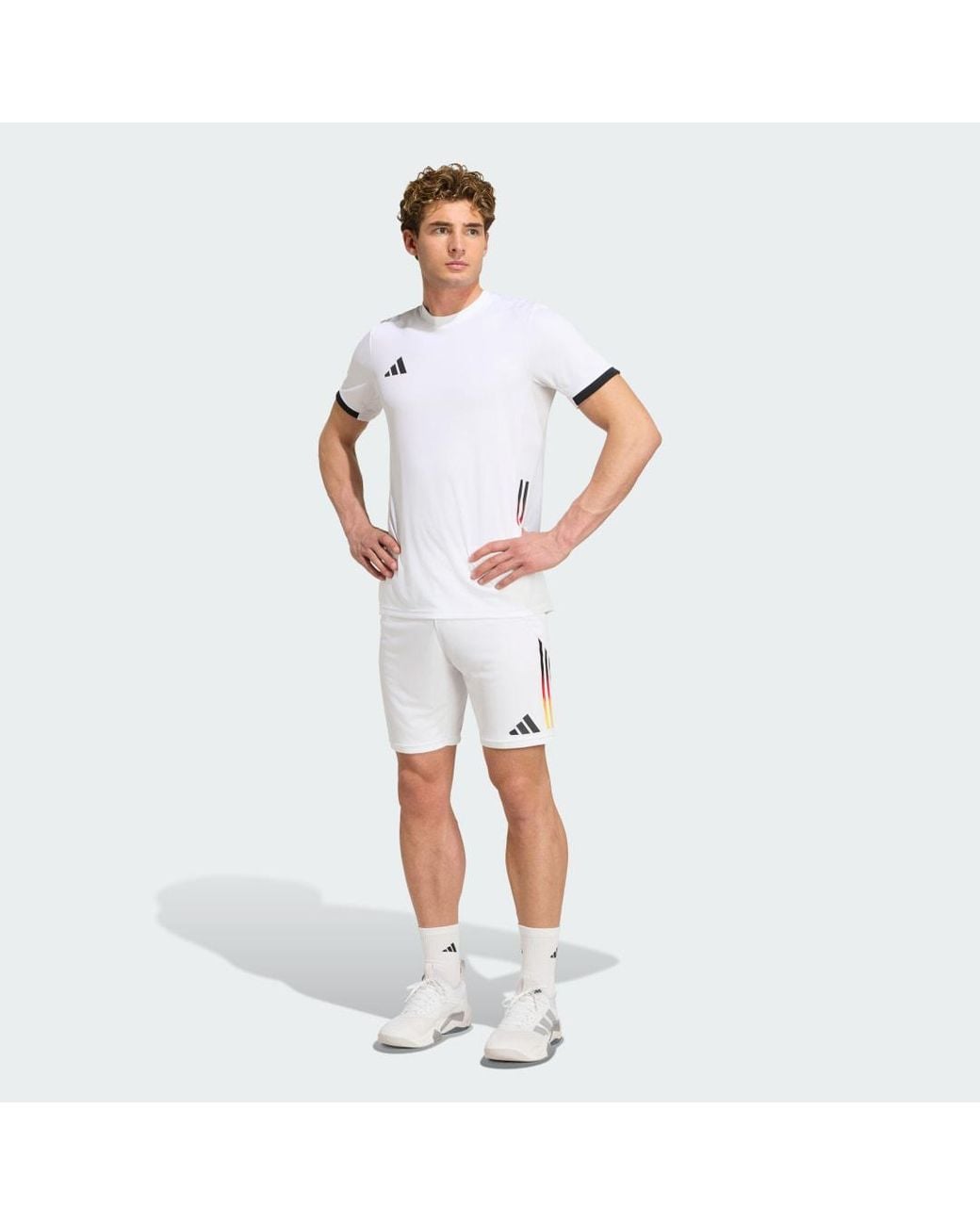 Adidas White Germany Hockey Home Jersey for men