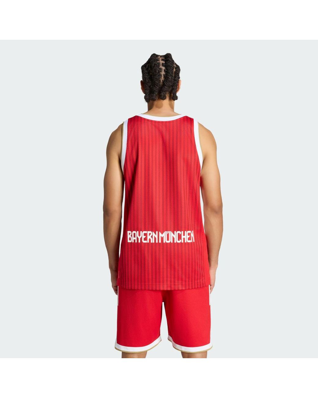 Adidas Red Fc Bayern Munich Bb Home Jersey for men