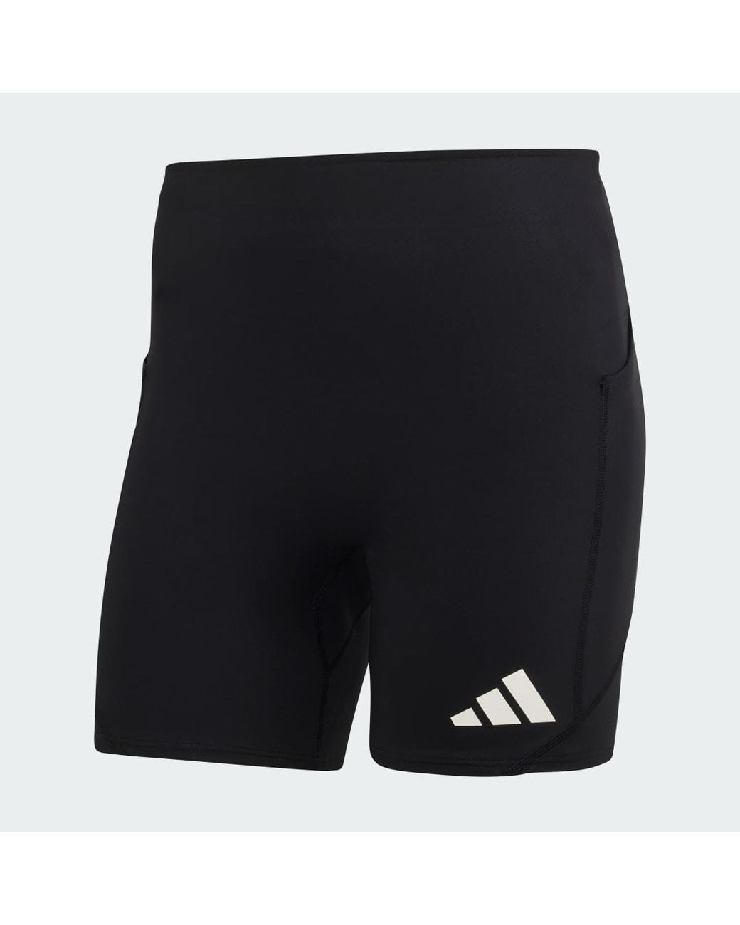 Adidas Blue Adizero Running Short Pocket Tights for men