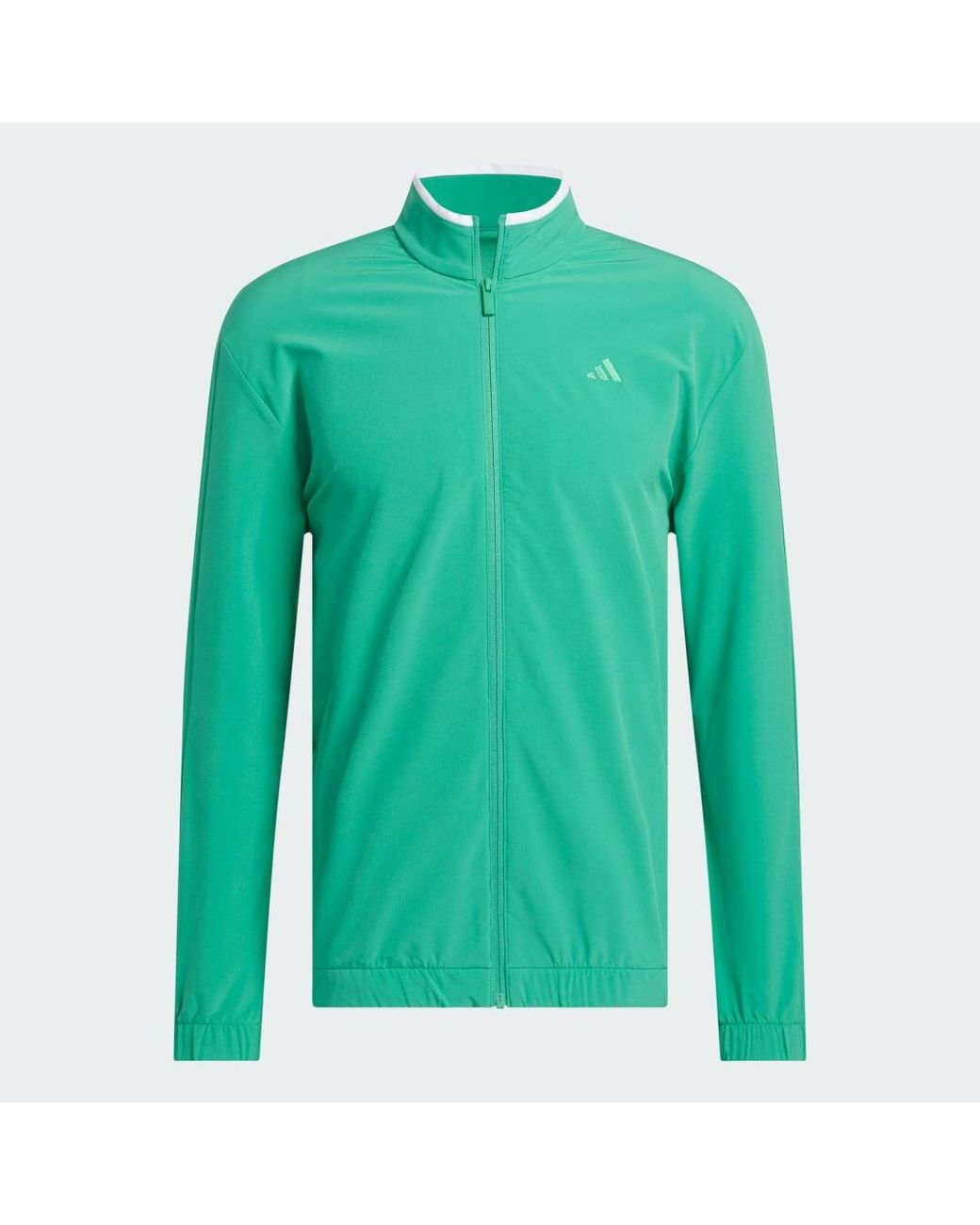 Adidas Green Woven Track Top for men