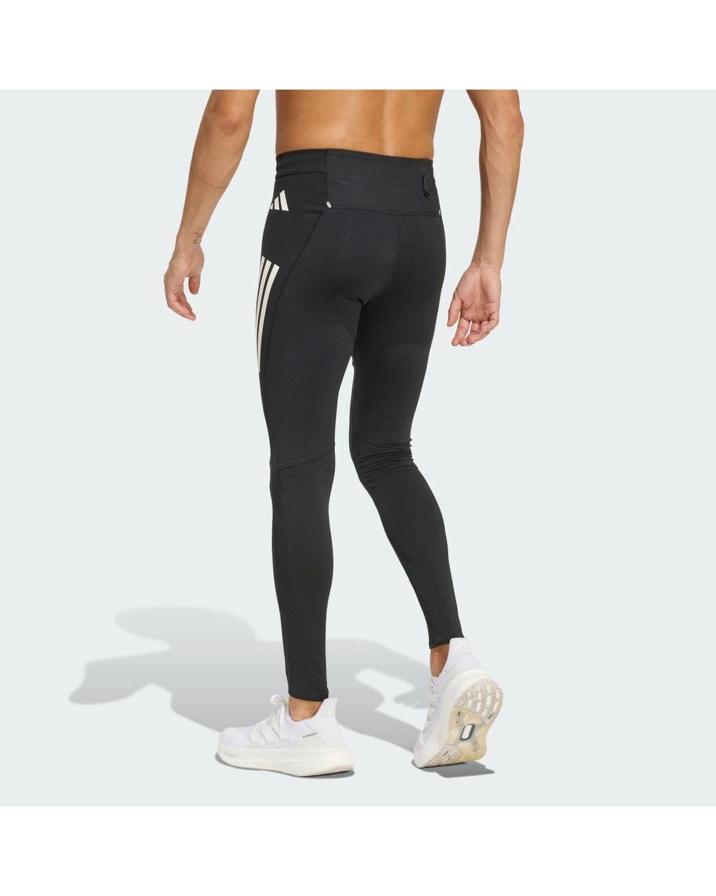 Adidas Black Adi365 Iconic/ Running Tights for men