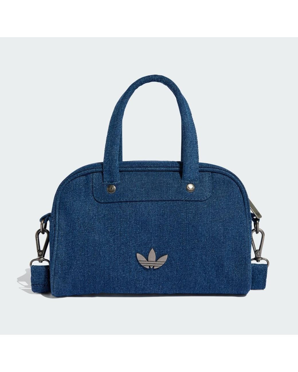 Adidas Blue Adicolor Mini Bowling Bag Denim