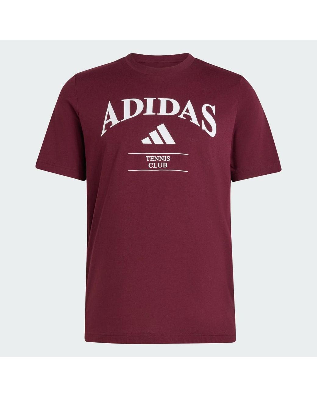 Adidas Red Heritage Graphic T-Shirt for men