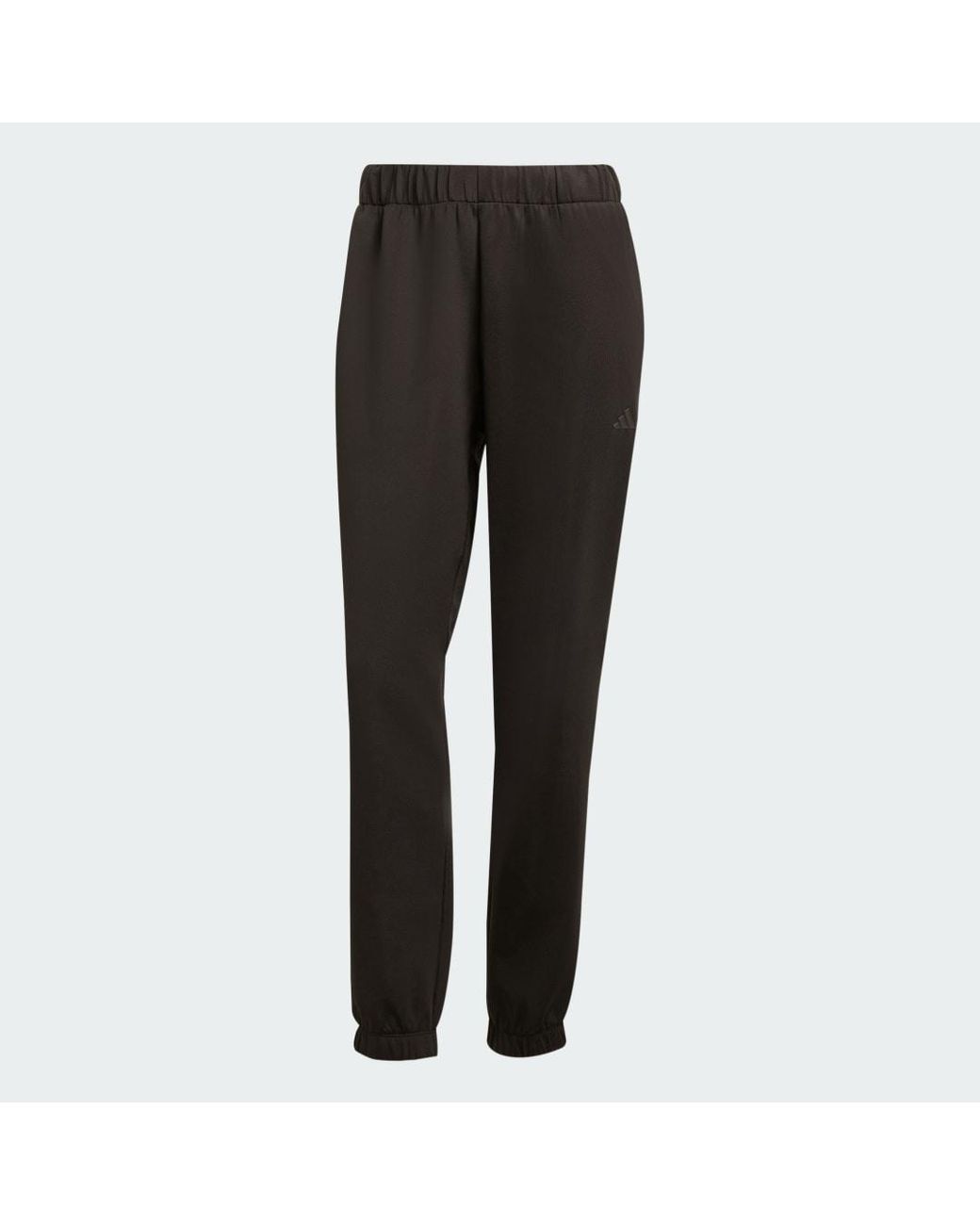 Adidas Black Yoga Essentials Pant With Cuffs