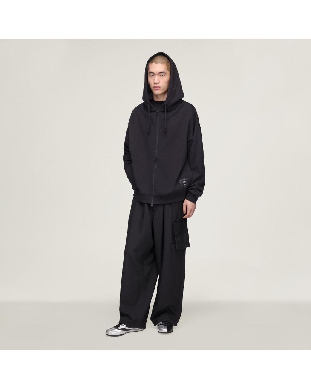 Adidas Blue Y-3 Mercedes Zip Hoodie