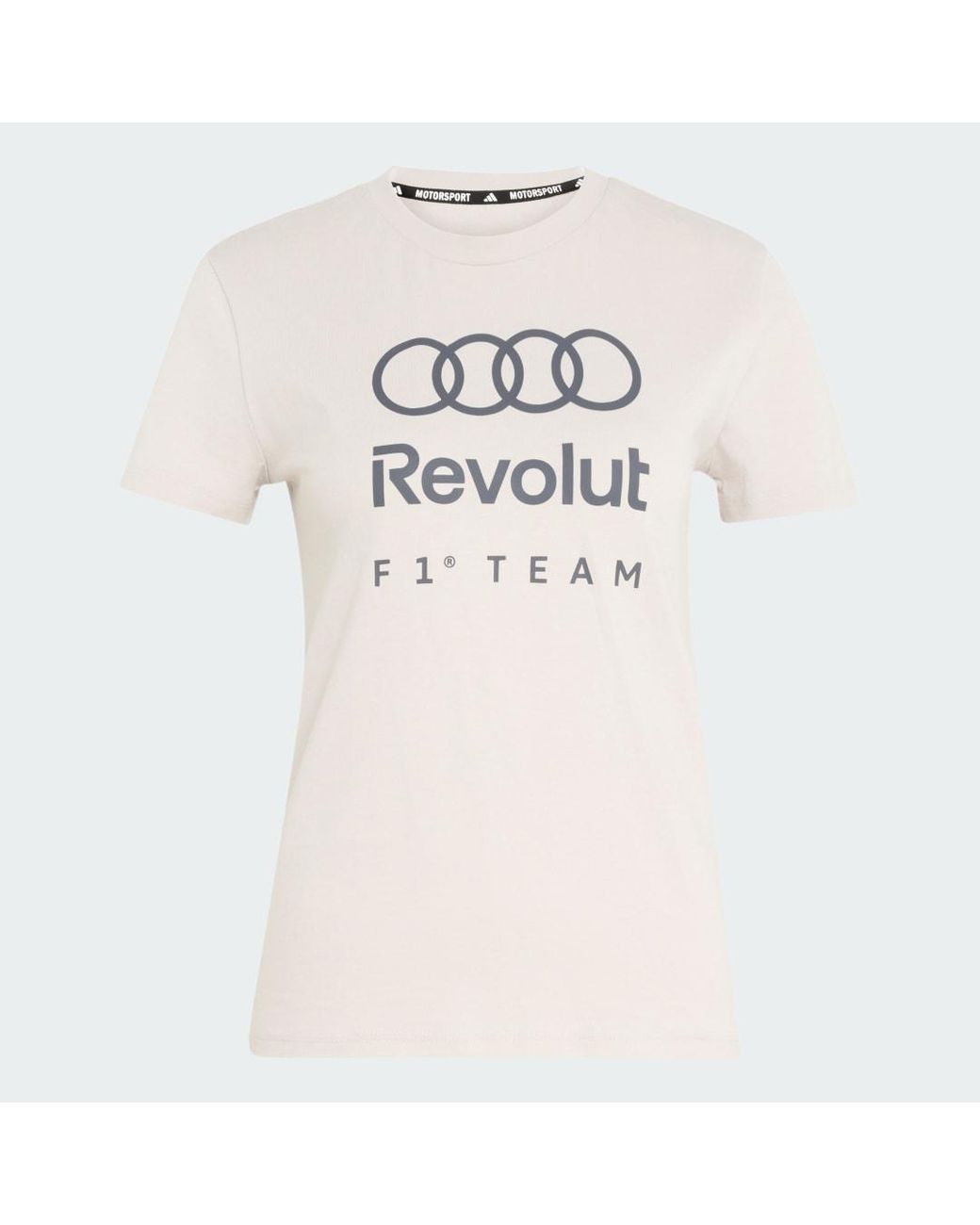 Adidas White Audi Revolut F1 Team Dna Graphic T-Shirt