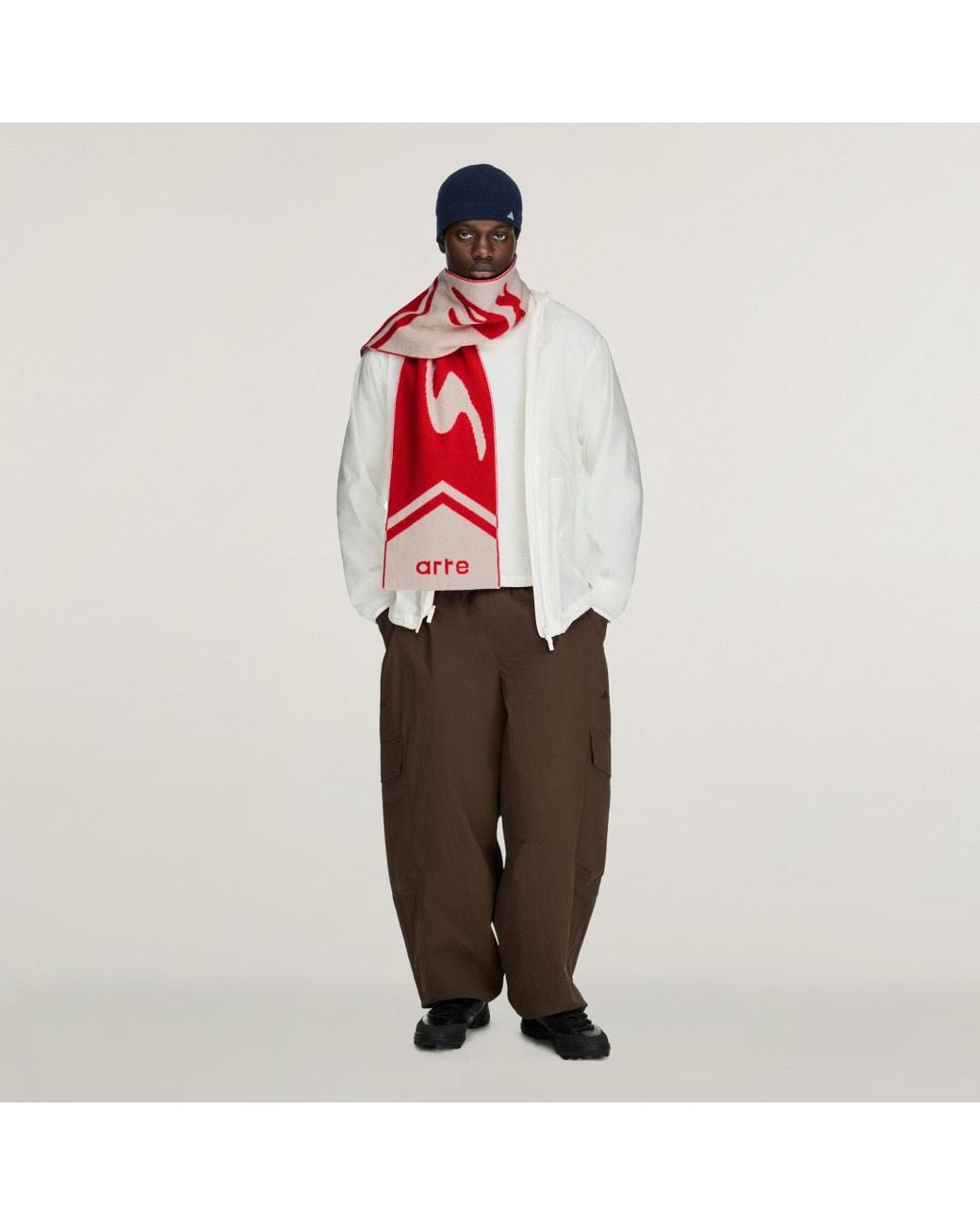 Adidas Red X Arte Antwerp Merino Wool Scarf