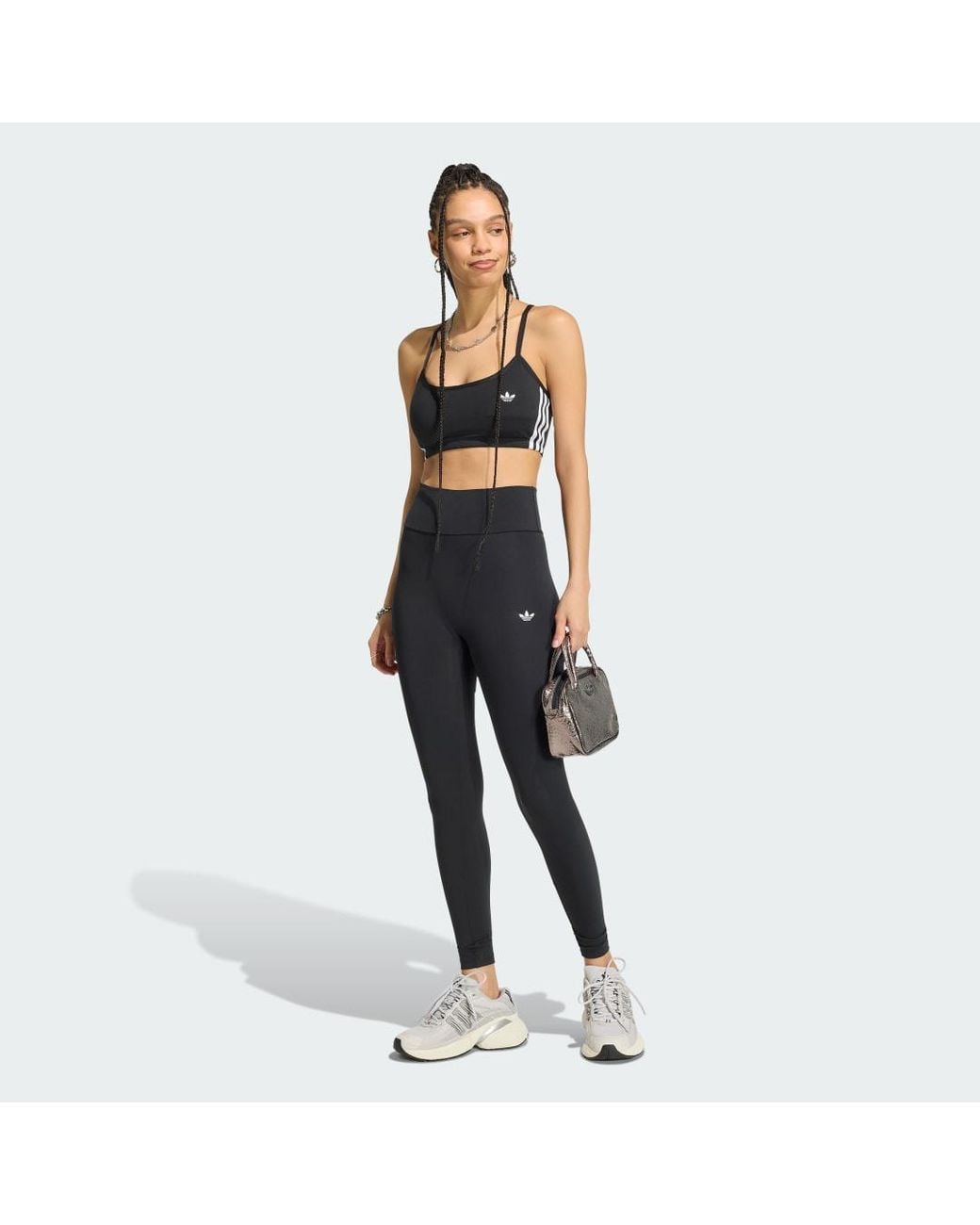 Adidas Blue Essentials Polyester Leggings