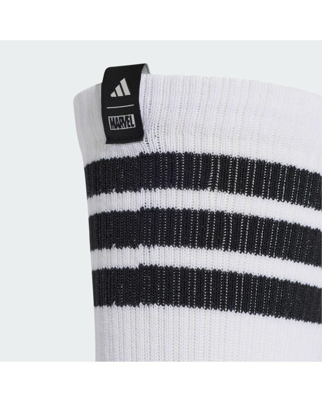 Adidas White Marvel Spider- Socks