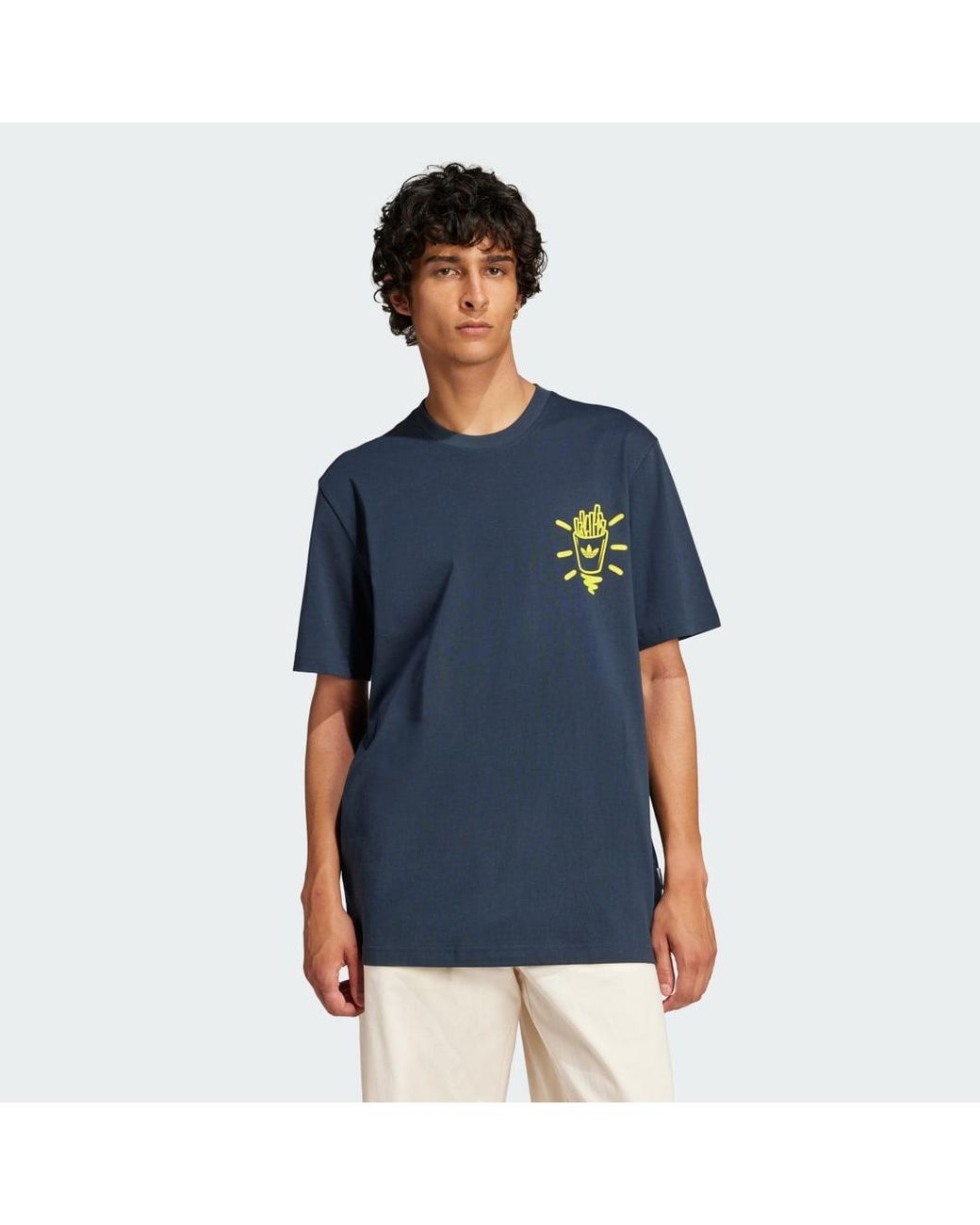 Adidas Originals Blue Tee for men