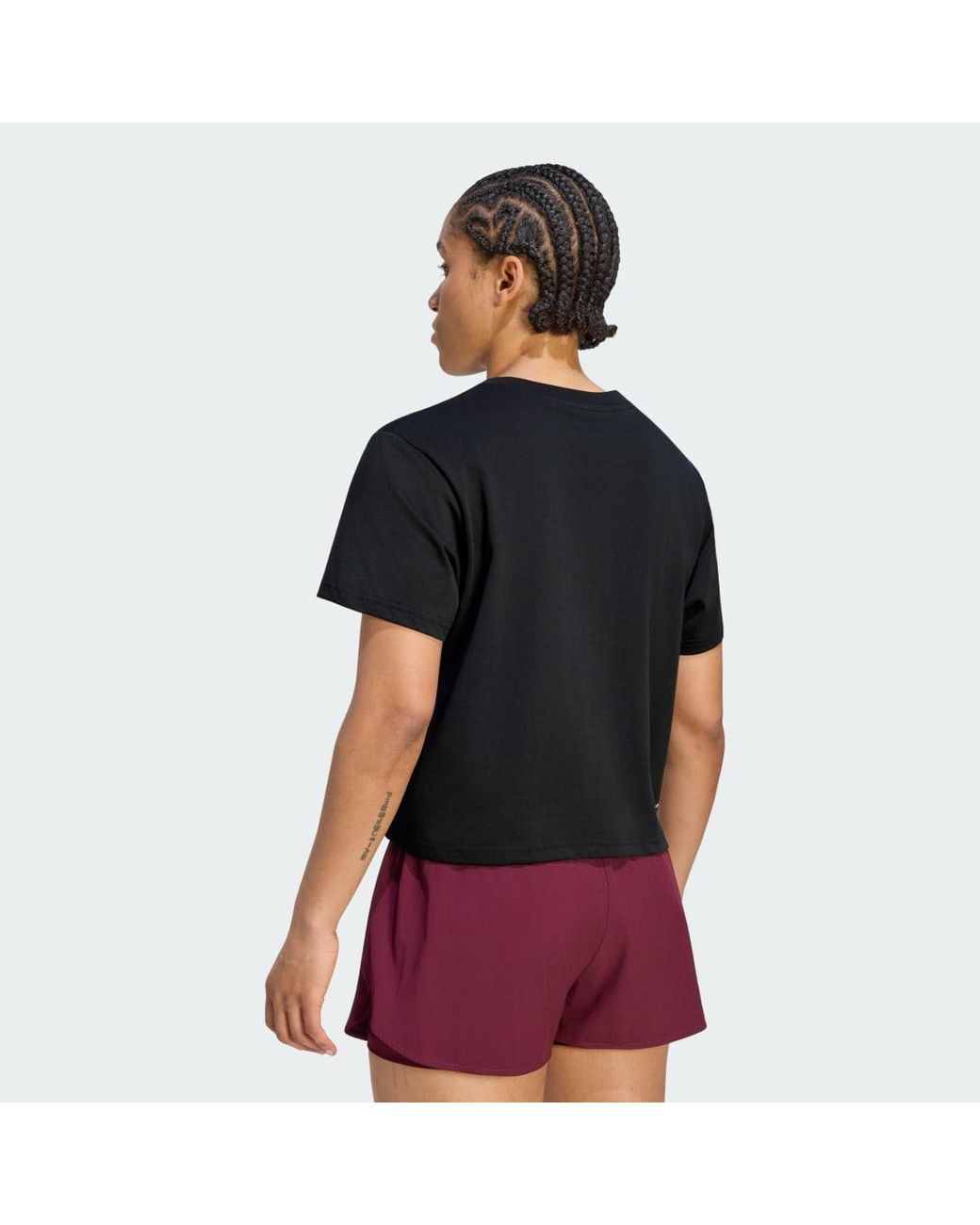Adidas Black Tennis Culture Graphic T.Shirt
